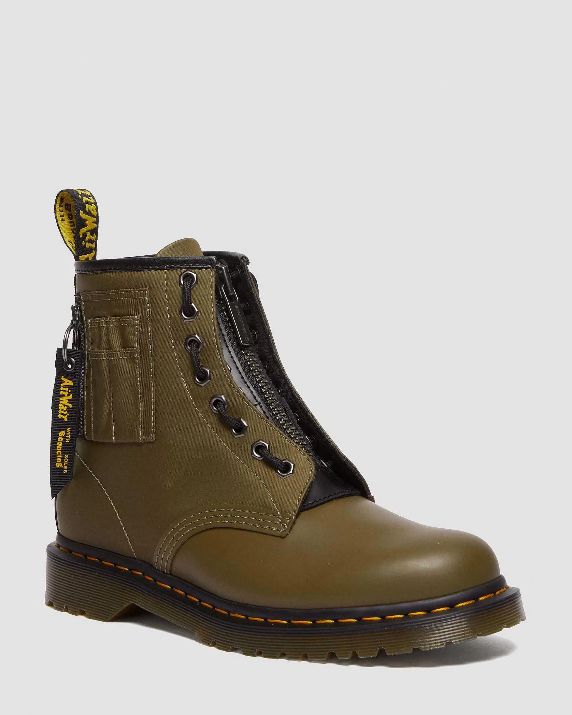 Herren Dr. Martens Utility Boots>1460 Ben Alpha Industries Leder & Nylon Stiefel