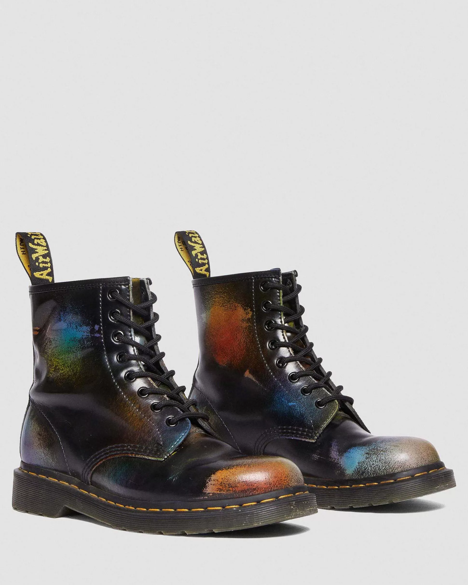 Herren Dr. Martens Schnurstiefel>1460 Leder Schnurstiefel Fur Pride