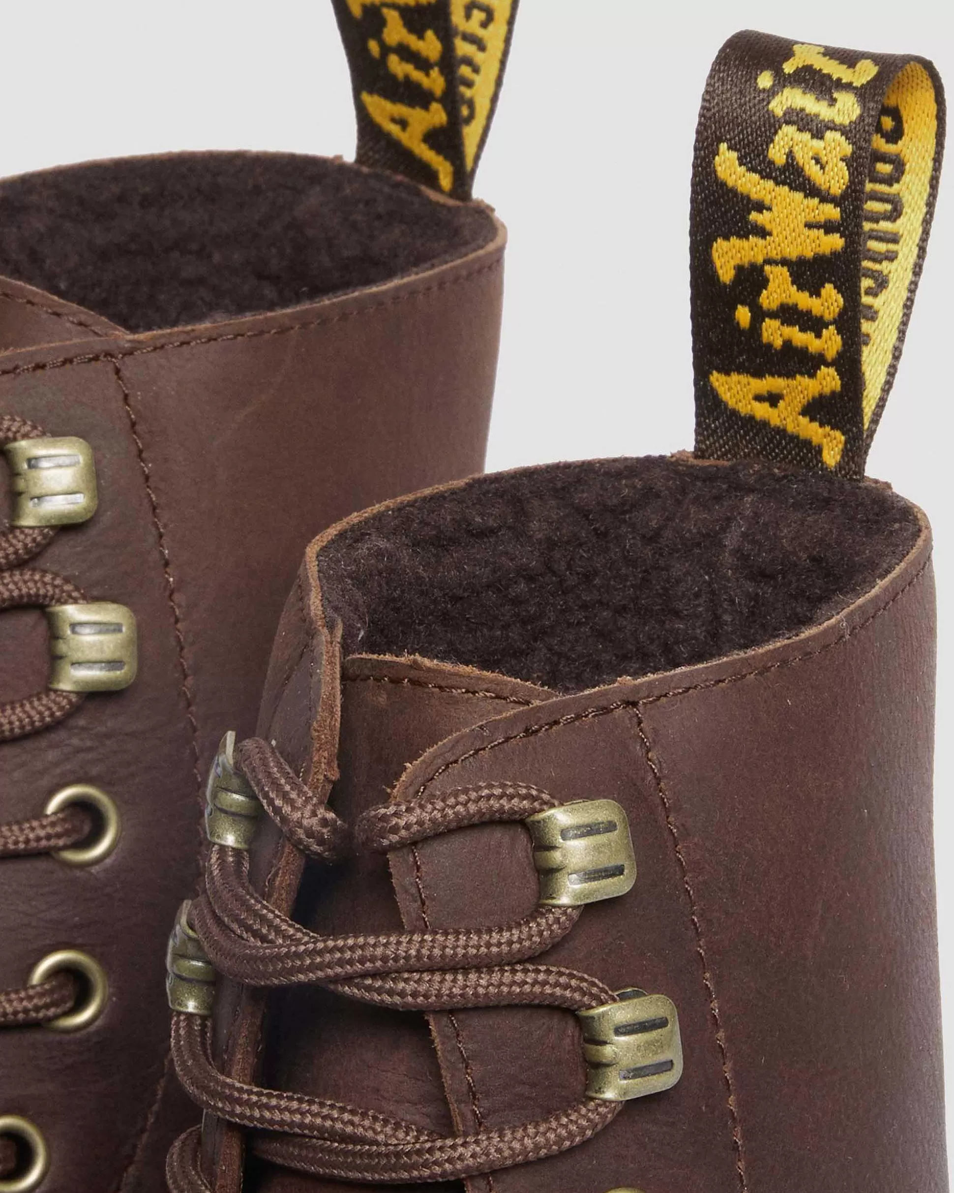 Herren Dr. Martens Schnurstiefel>1460 Pascal Fleece Gefutterte Leder Stiefel