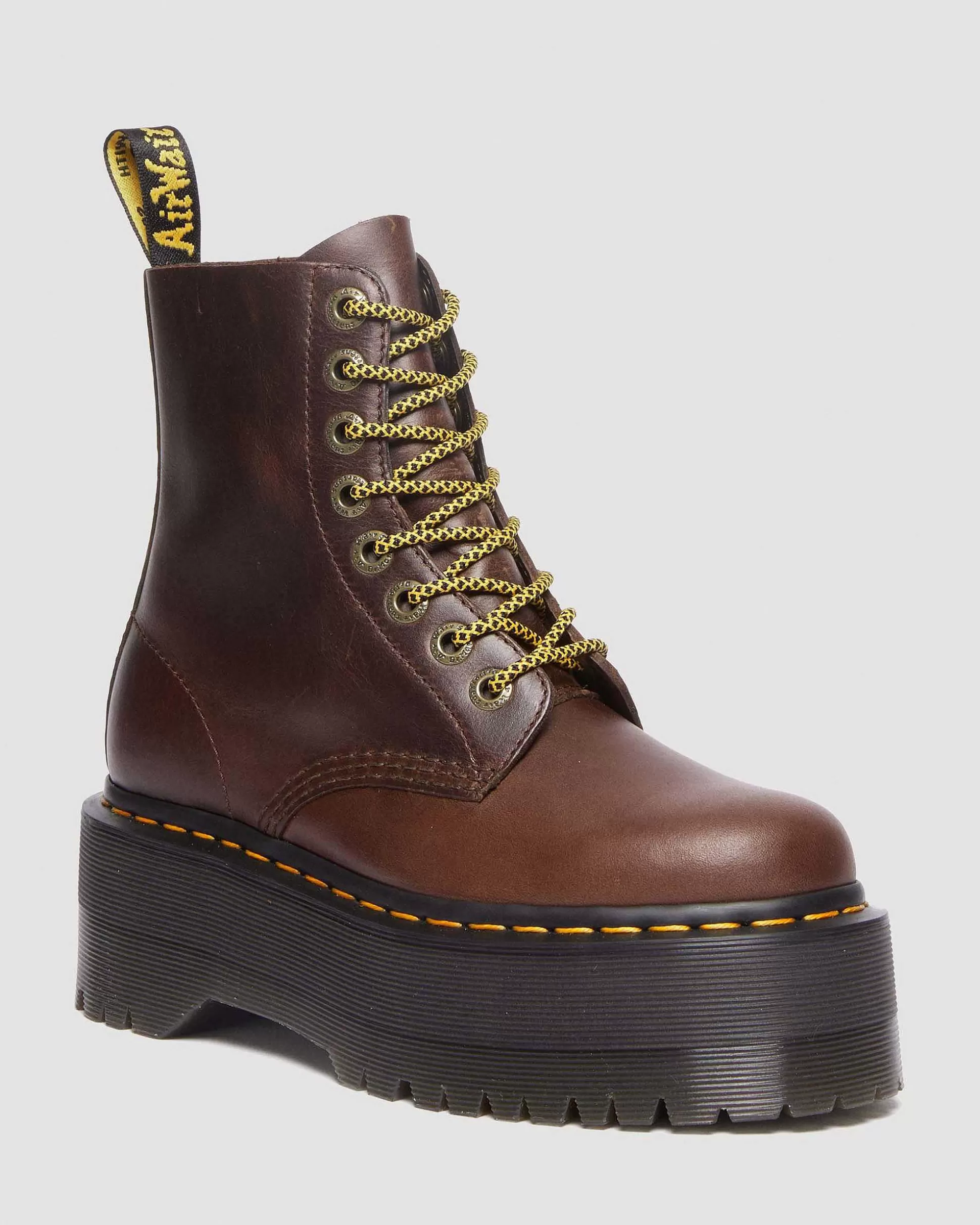 Damen Dr. Martens Schnurstiefel>1460 Pascal Max Plateaustiefel Aus Leder