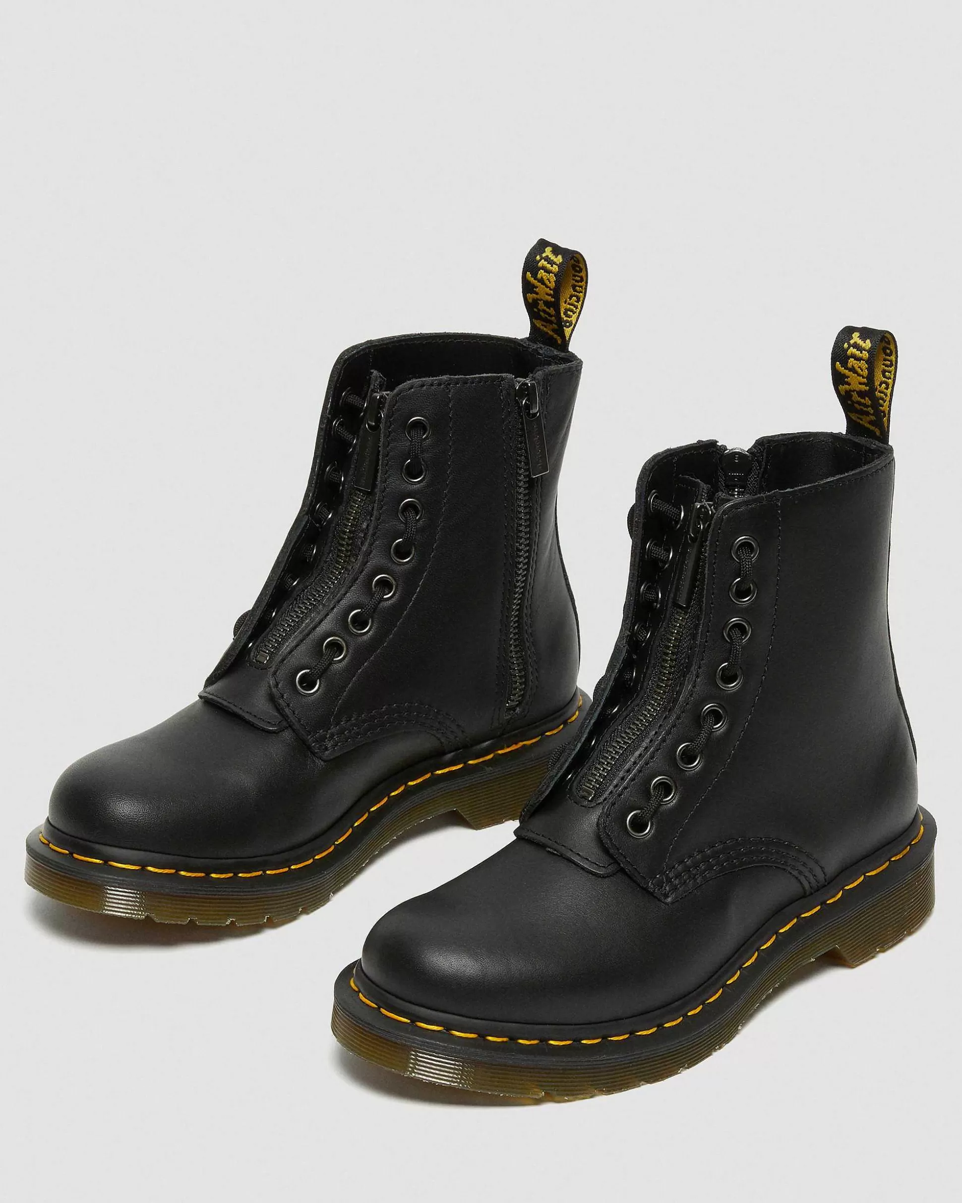 Damen Dr. Martens Schnurstiefel>1460 Pascal Nappa Stiefel Mit Reisverschluss