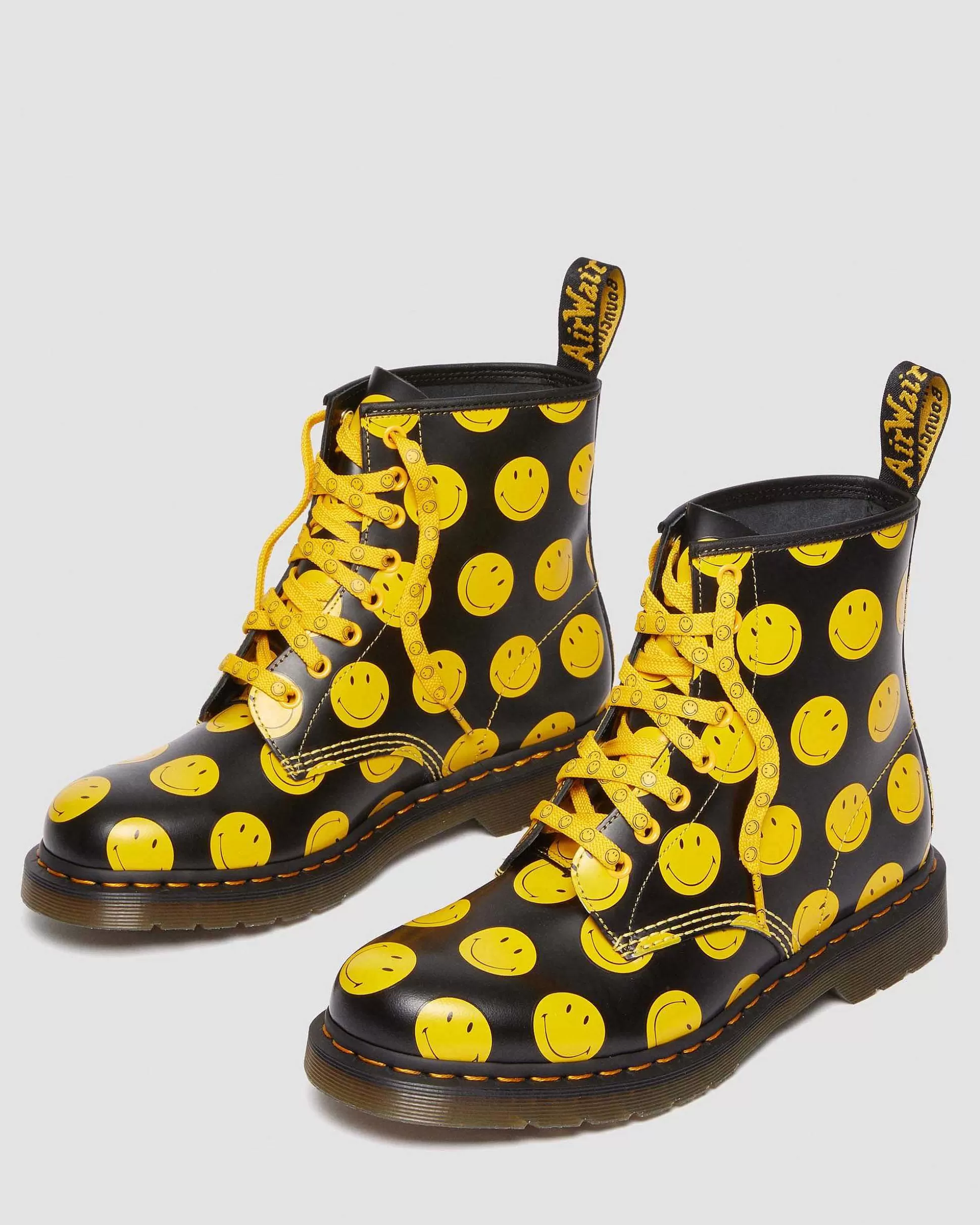 Herren Dr. Martens Schnurstiefel>1460 Smiley® Leder Stiefel