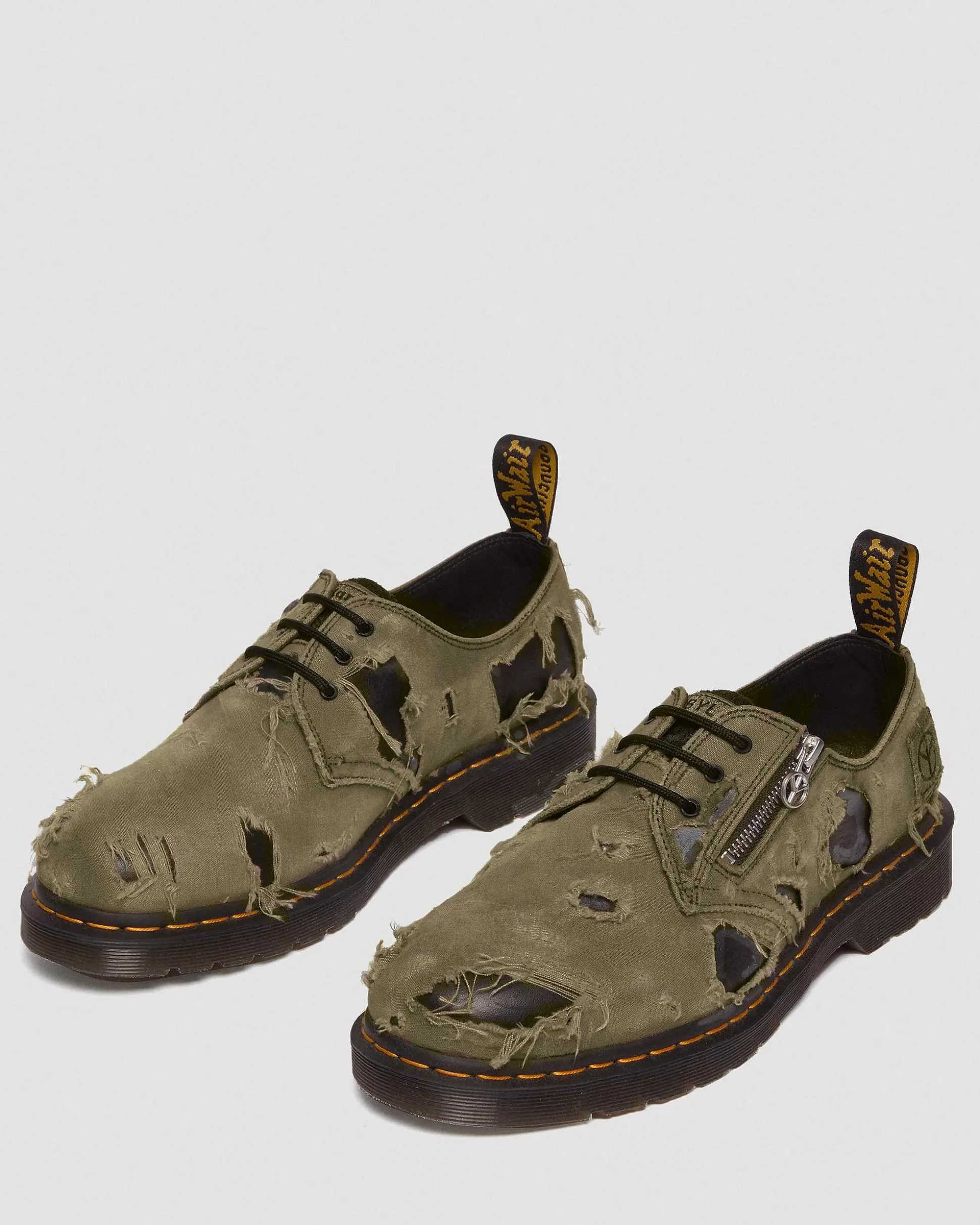 Herren Dr. Martens Schnurschuhe>1461 Babylon Canvas Lederschuhe