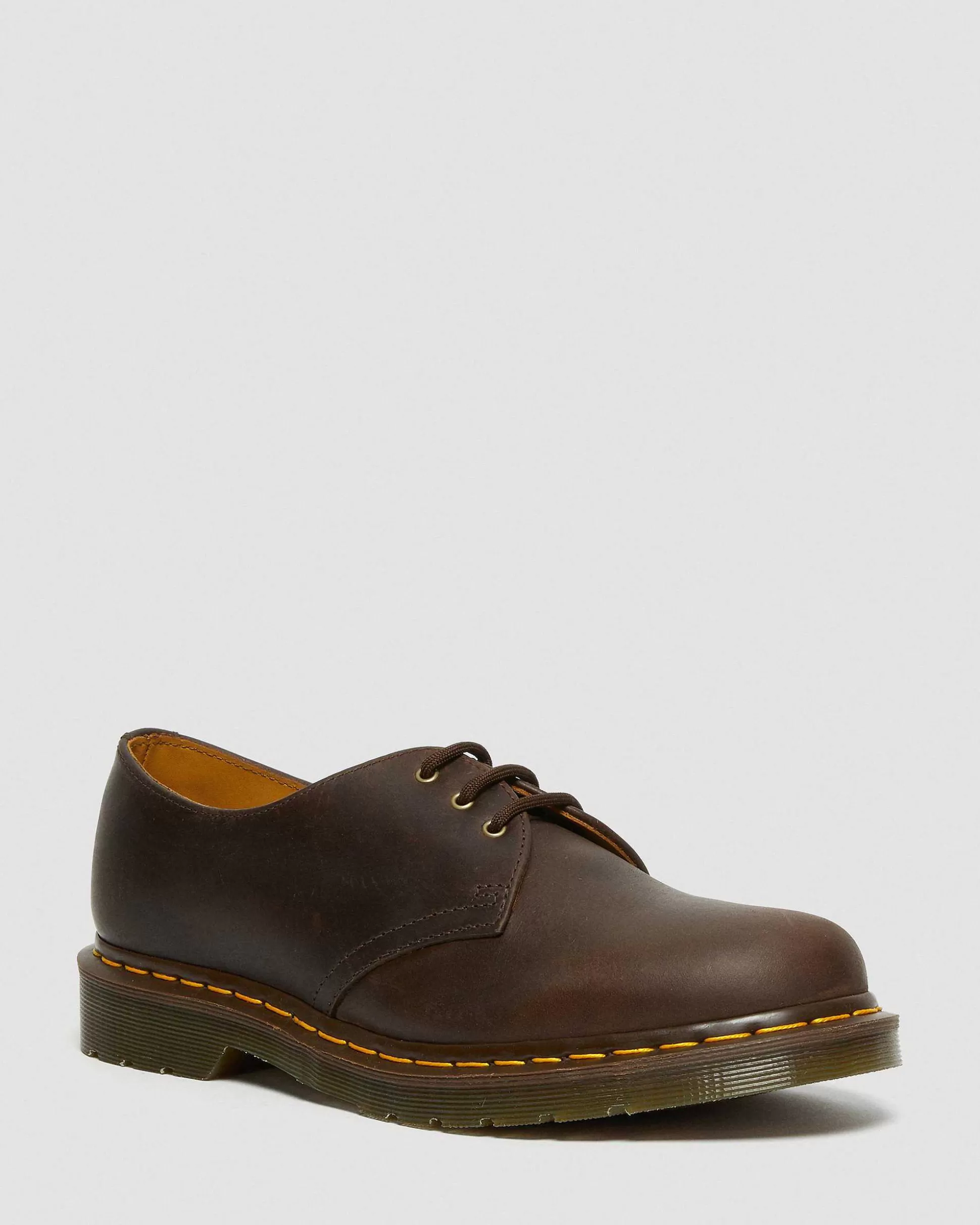 Herren Dr. Martens Braune Stiefel>1461 Crazy Horse Leder Oxford Schuhe