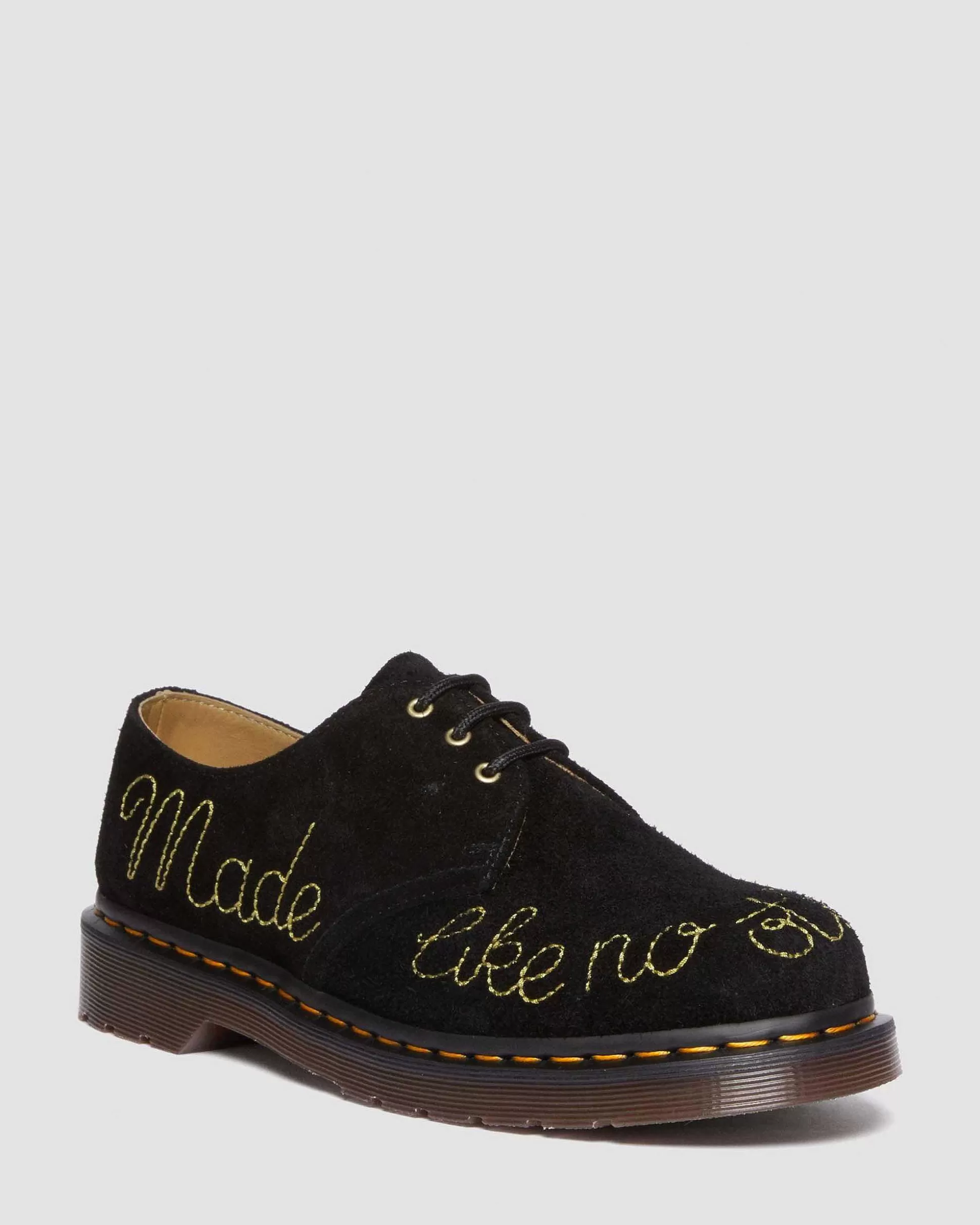 Herren Dr. Martens Schwarze Schuhe>1461 Desert Oasis Wildleder Schuhe