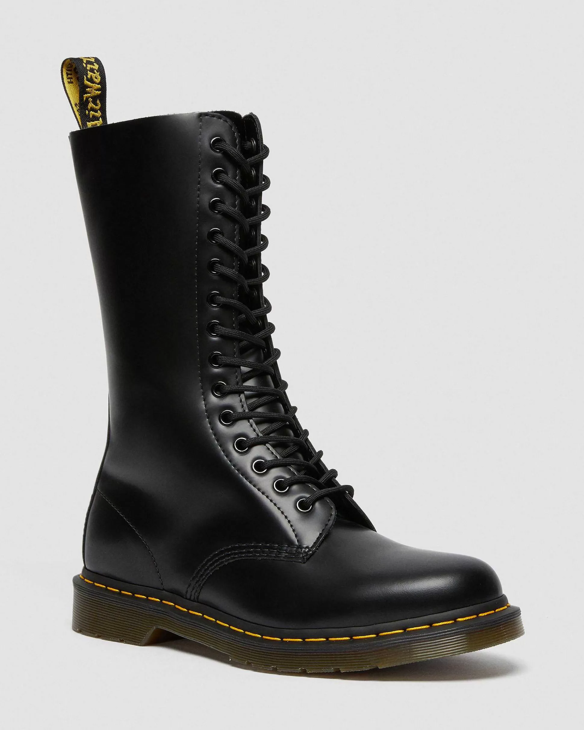 Herren Dr. Martens Schnurstiefel>1914 Glattleder Hohe Schnurstiefel