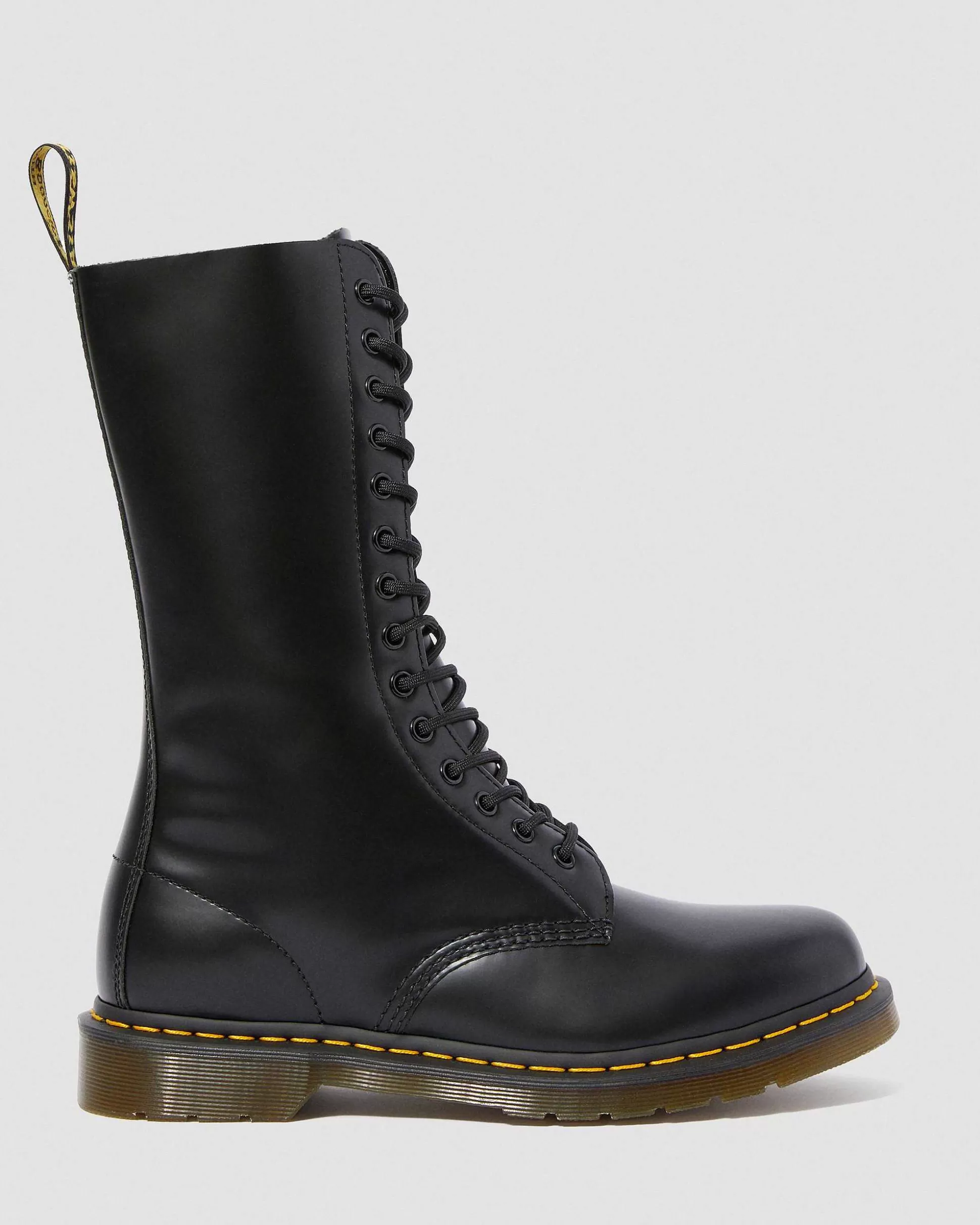 Herren Dr. Martens Schnurstiefel>1914 Glattleder Hohe Schnurstiefel