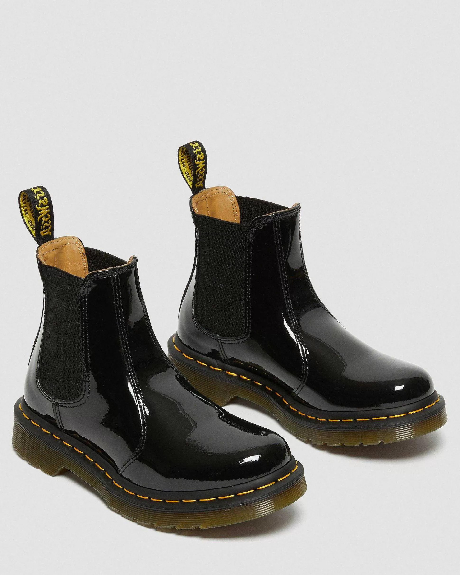 Damen Dr. Martens Stiefeletten>2976 Lackleder Chelsea Boots