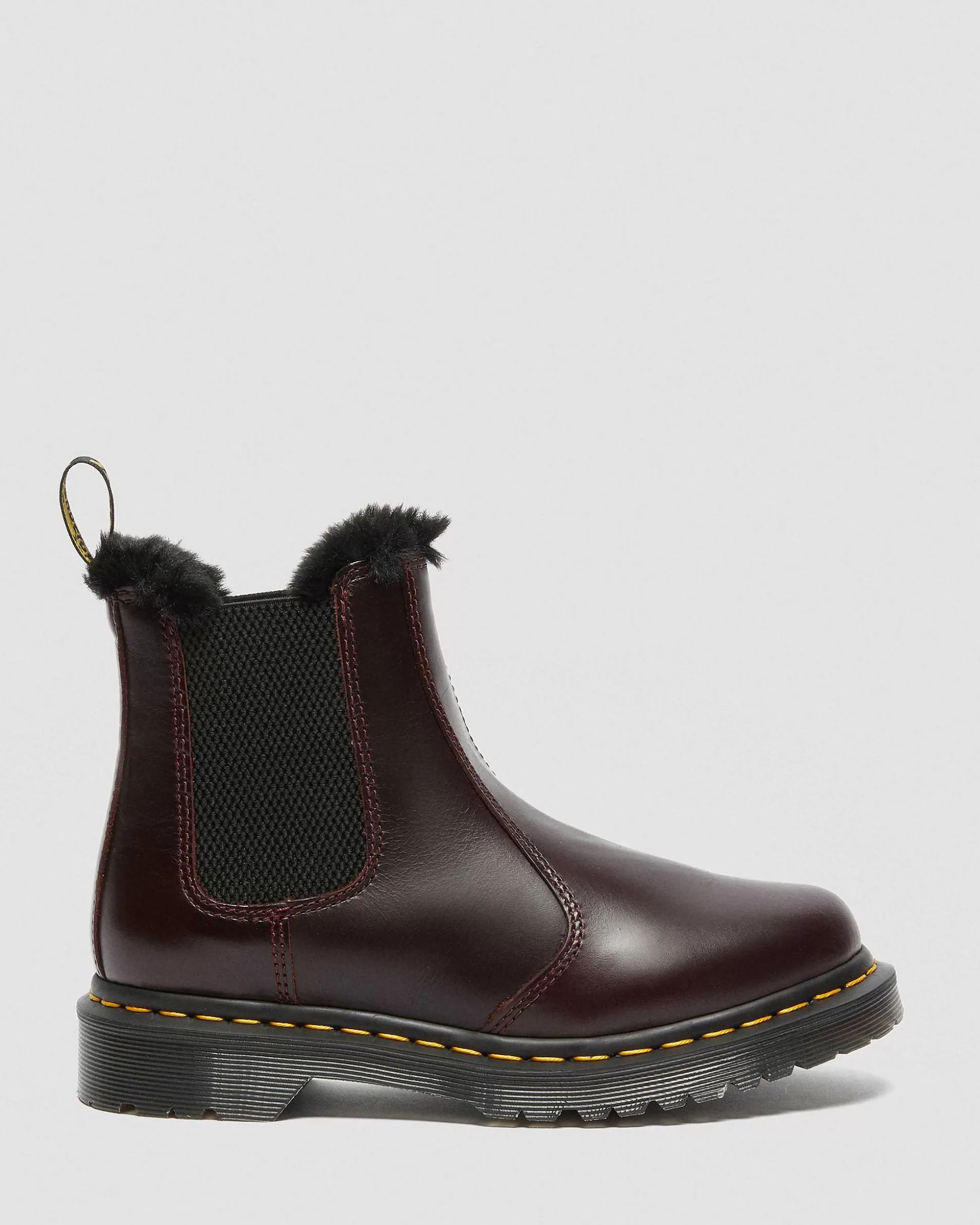 Damen Dr. Martens Stiefeletten>2976 Leonore Chelsea Boots Mit Kunstpelzfutter