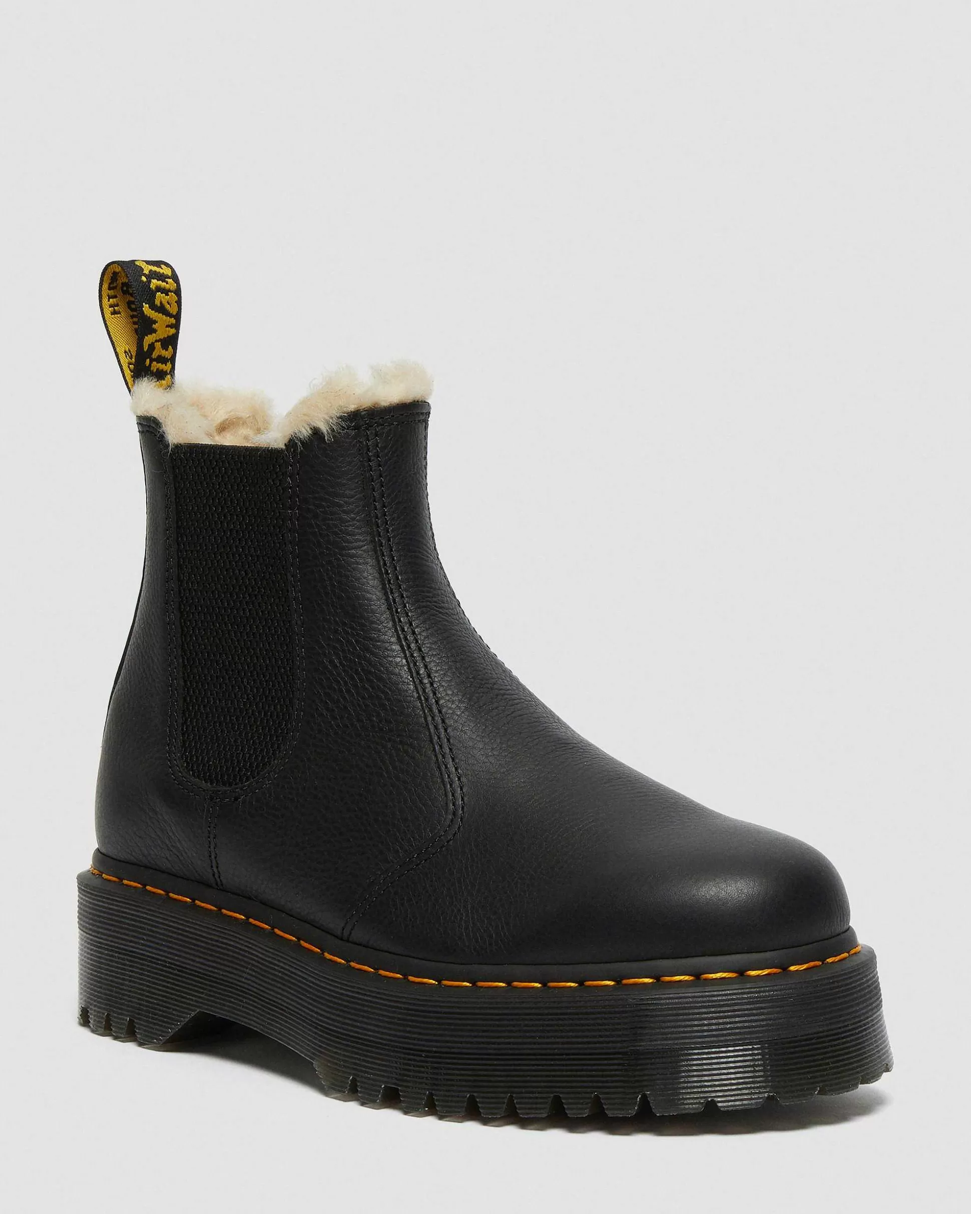 Herren Dr. Martens Winter Stiefel>2976 Quad Gefutterte Plateau Chelsea Boots