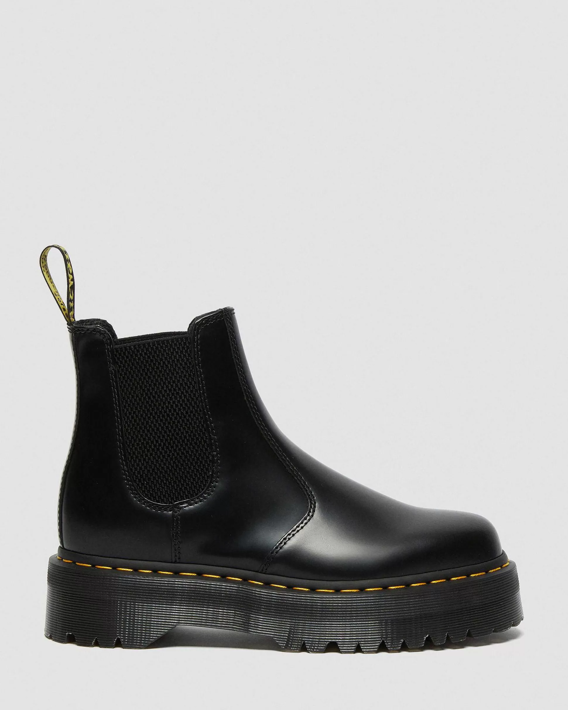 Herren Dr. Martens Plateaustiefel>2976 Quad Glattleder Plateau Chelsea Boots