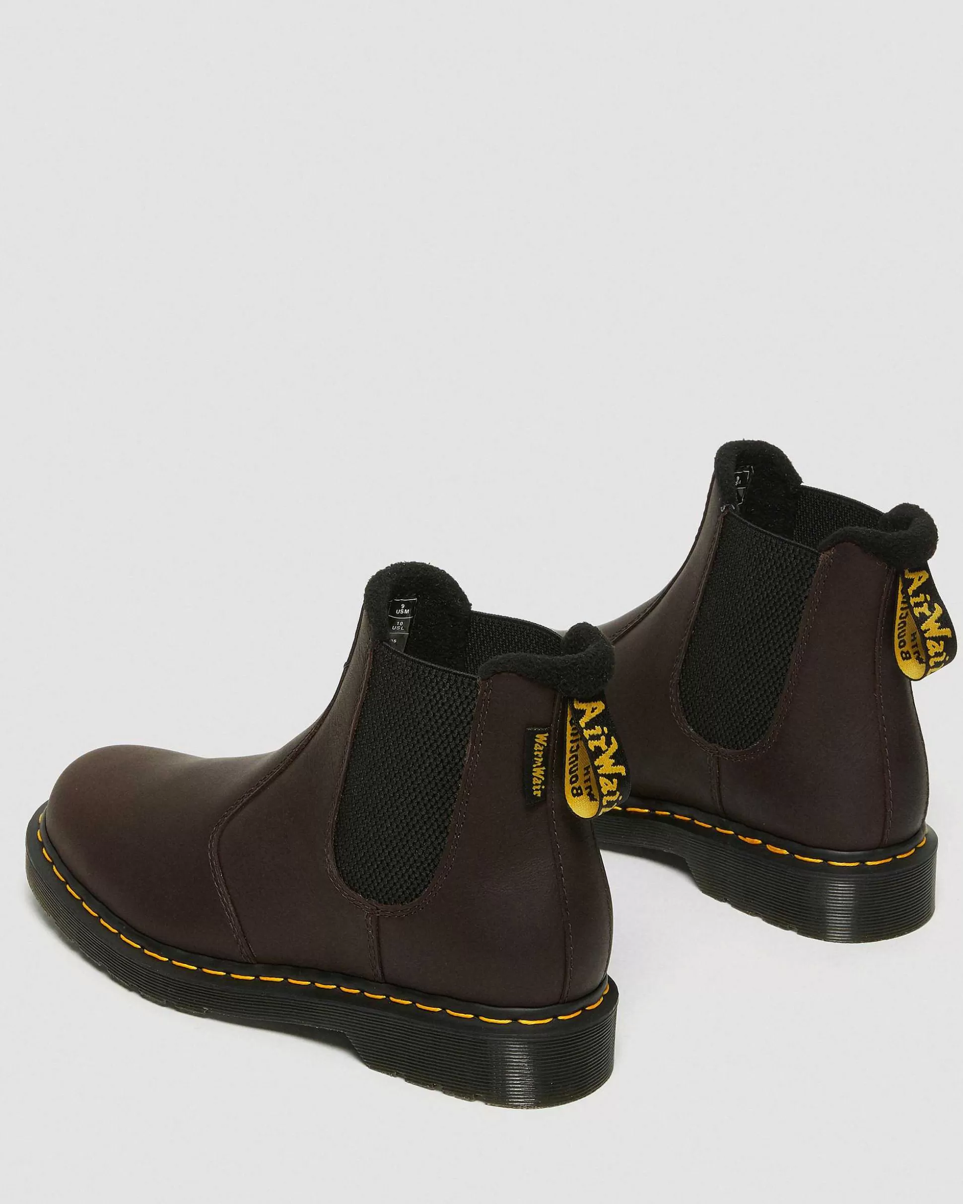 Herren Dr. Martens Braune Stiefel>2976 Warmwair Valor Wp Leder Chelsea Boots