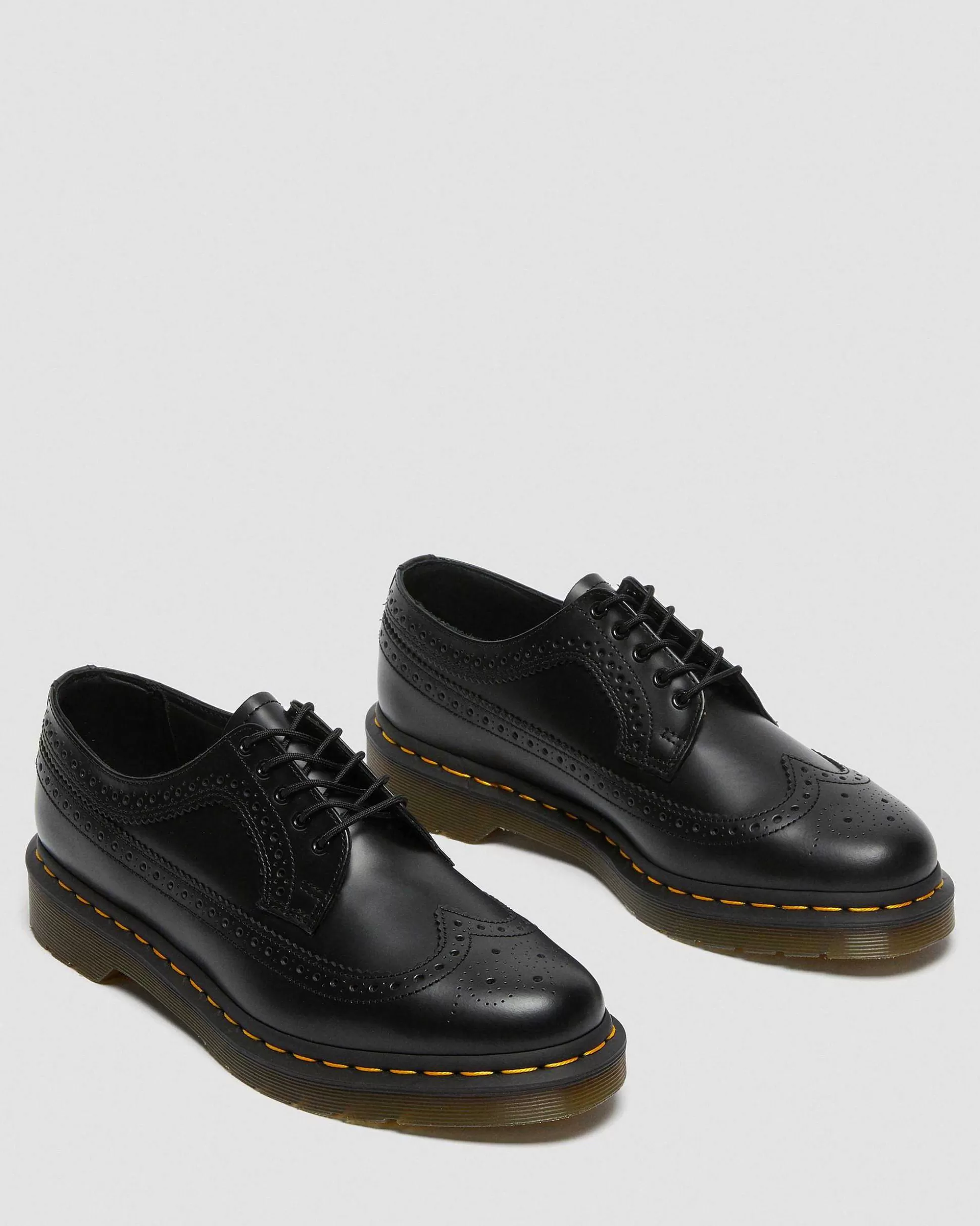 Herren Dr. Martens Elegante Schuhe>3989 Glattleder Brogue Schuhe