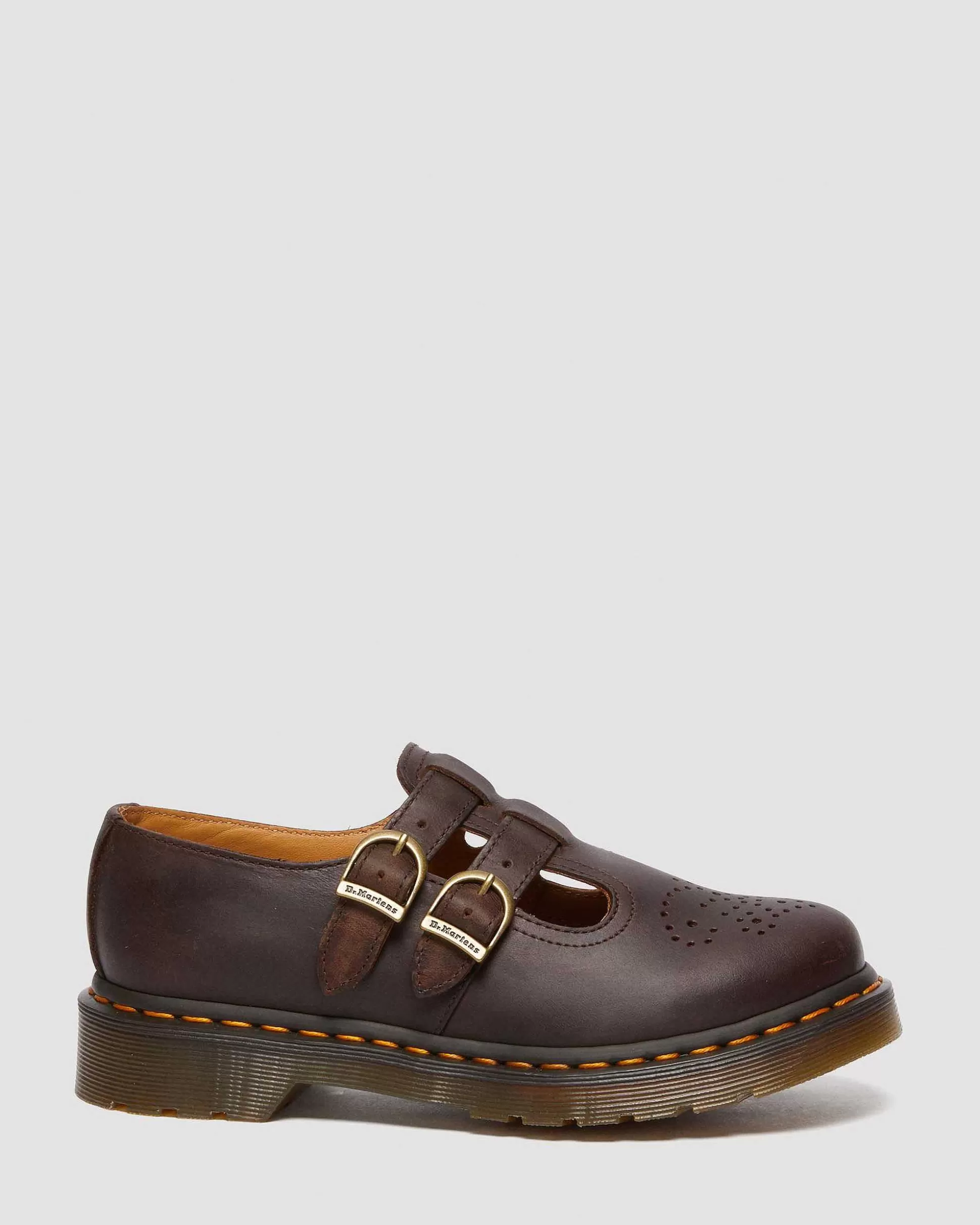 Damen Dr. Martens Mary Jane Schuhe>8065 Crazy Horse Leder Mary Jane Schuhe