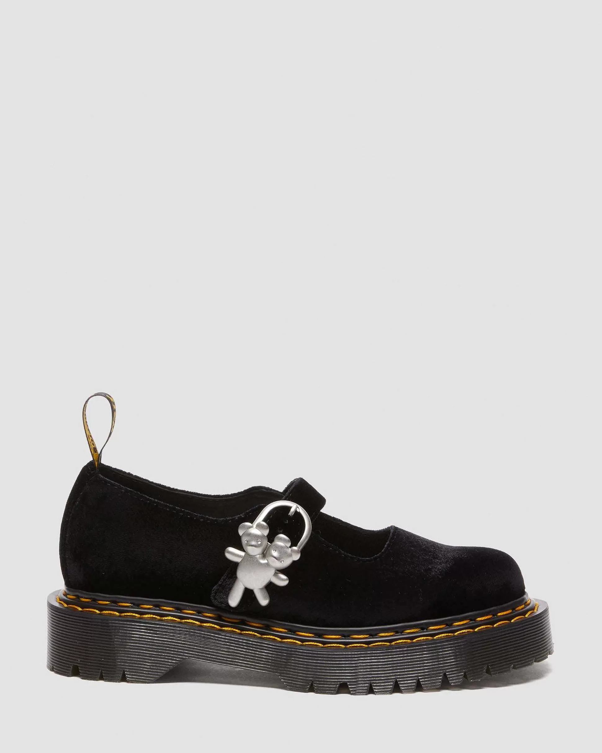 Damen Dr. Martens Schwarze Schuhe>Addina Bex Heaven By Marc Jacobs Samt-Schuhe