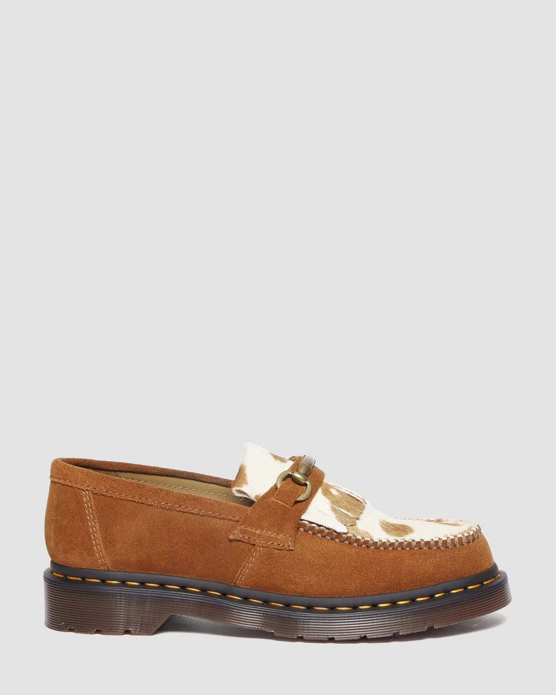 Unisex Dr. Martens Originals Schuhe>Adrian Snaffle Hair-On Wildleder Loafer