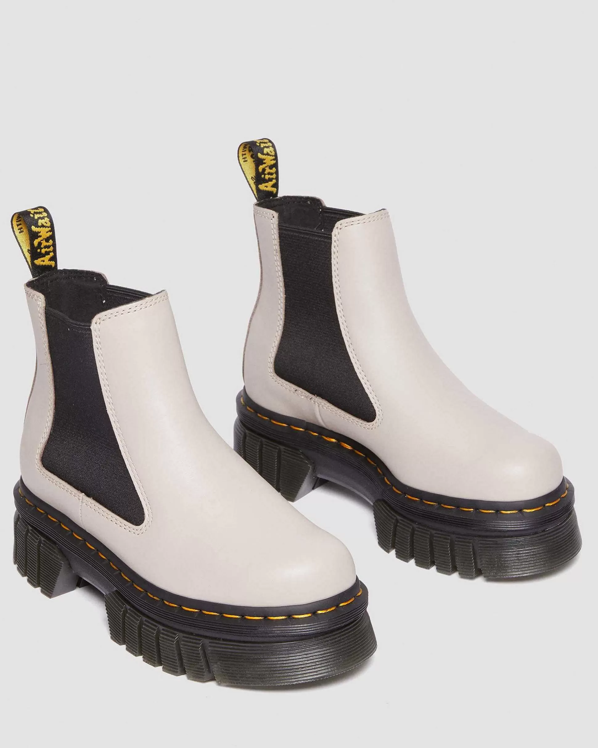 Herren Dr. Martens Plateaustiefel>Audrick Nappa Lux Leder Plateau Chelsea Boots