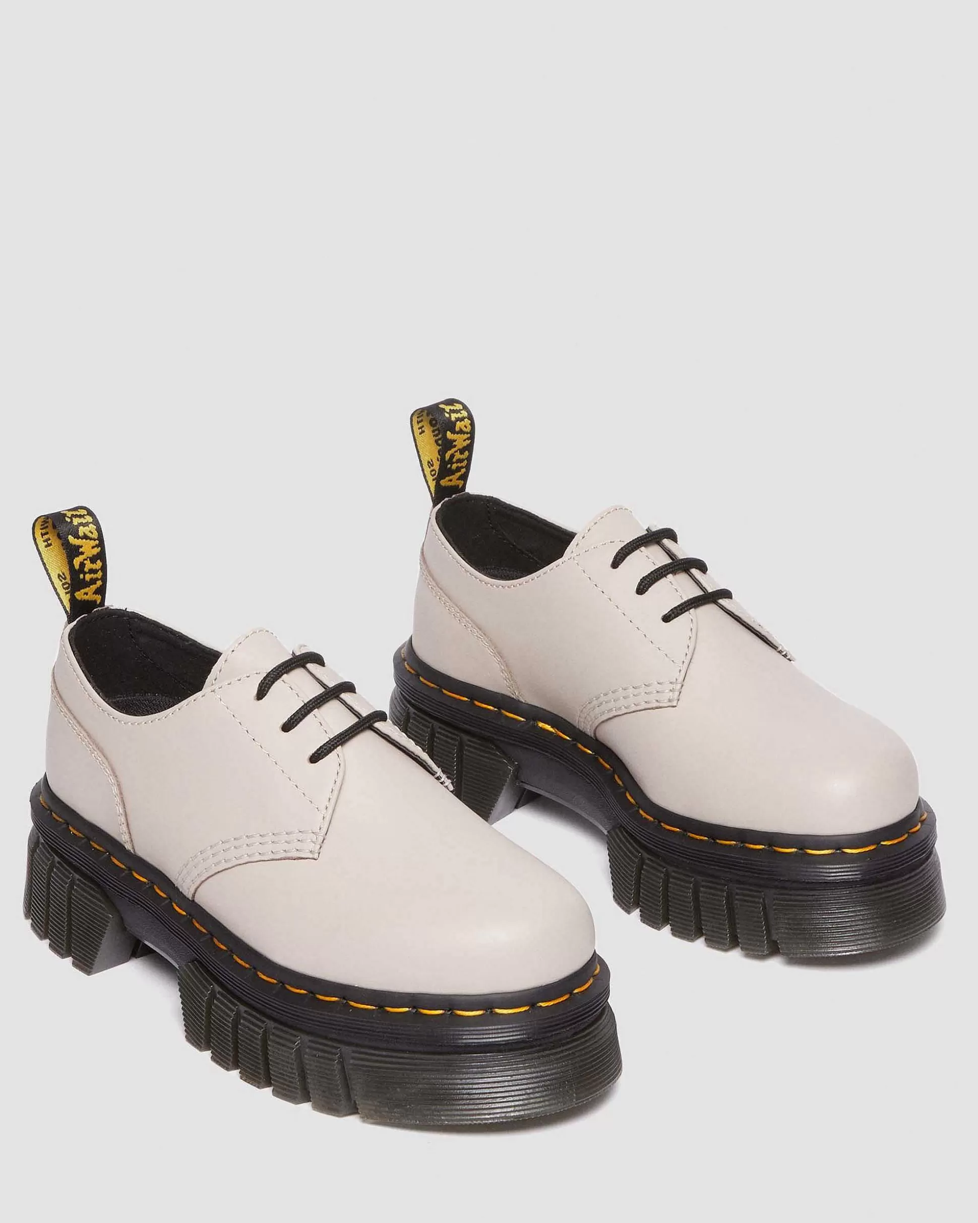 Damen Dr. Martens Plateauschuhe>Audrick Nappa Lux Leder Plateauschuhe