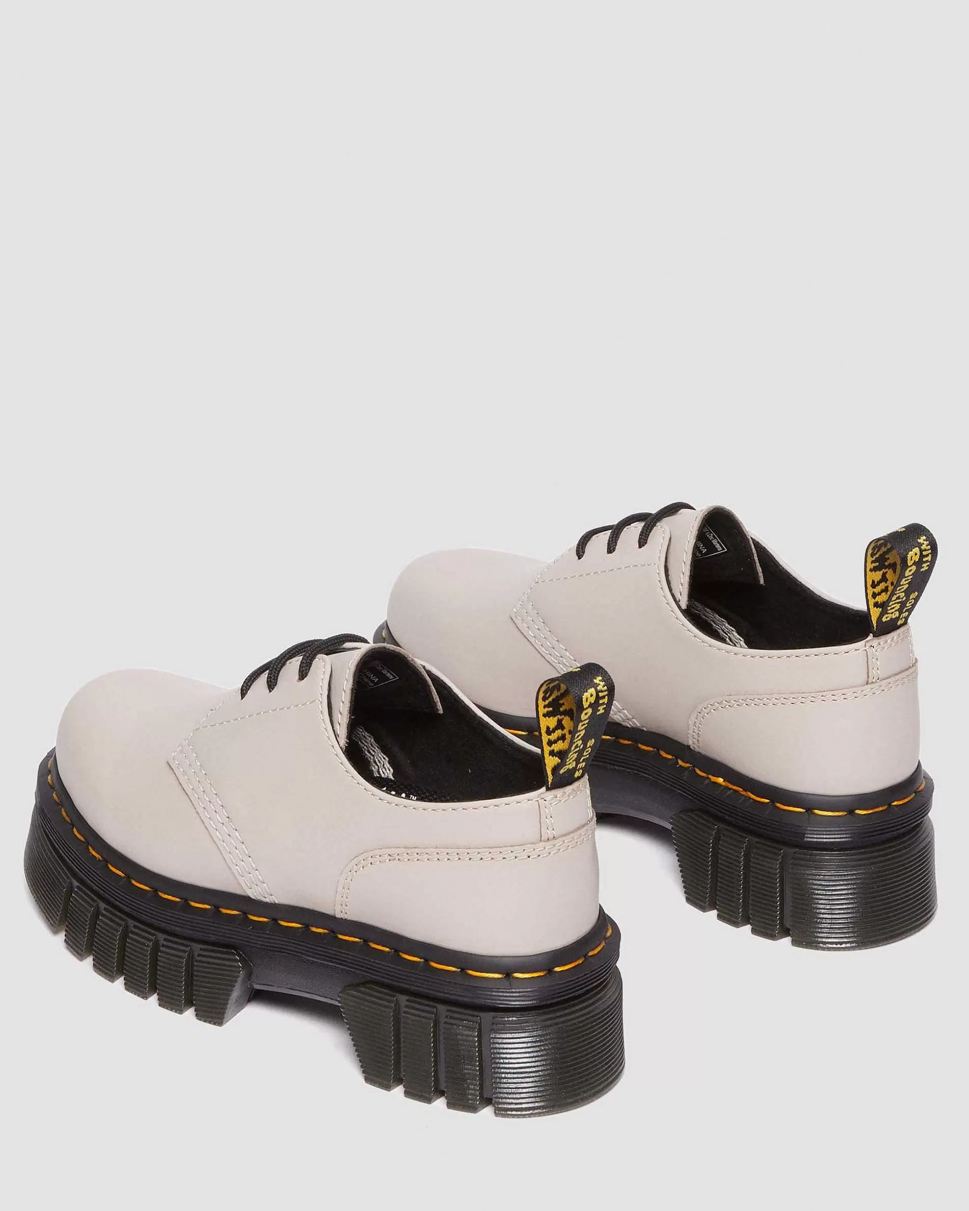 Damen Dr. Martens Plateauschuhe>Audrick Nappa Lux Leder Plateauschuhe