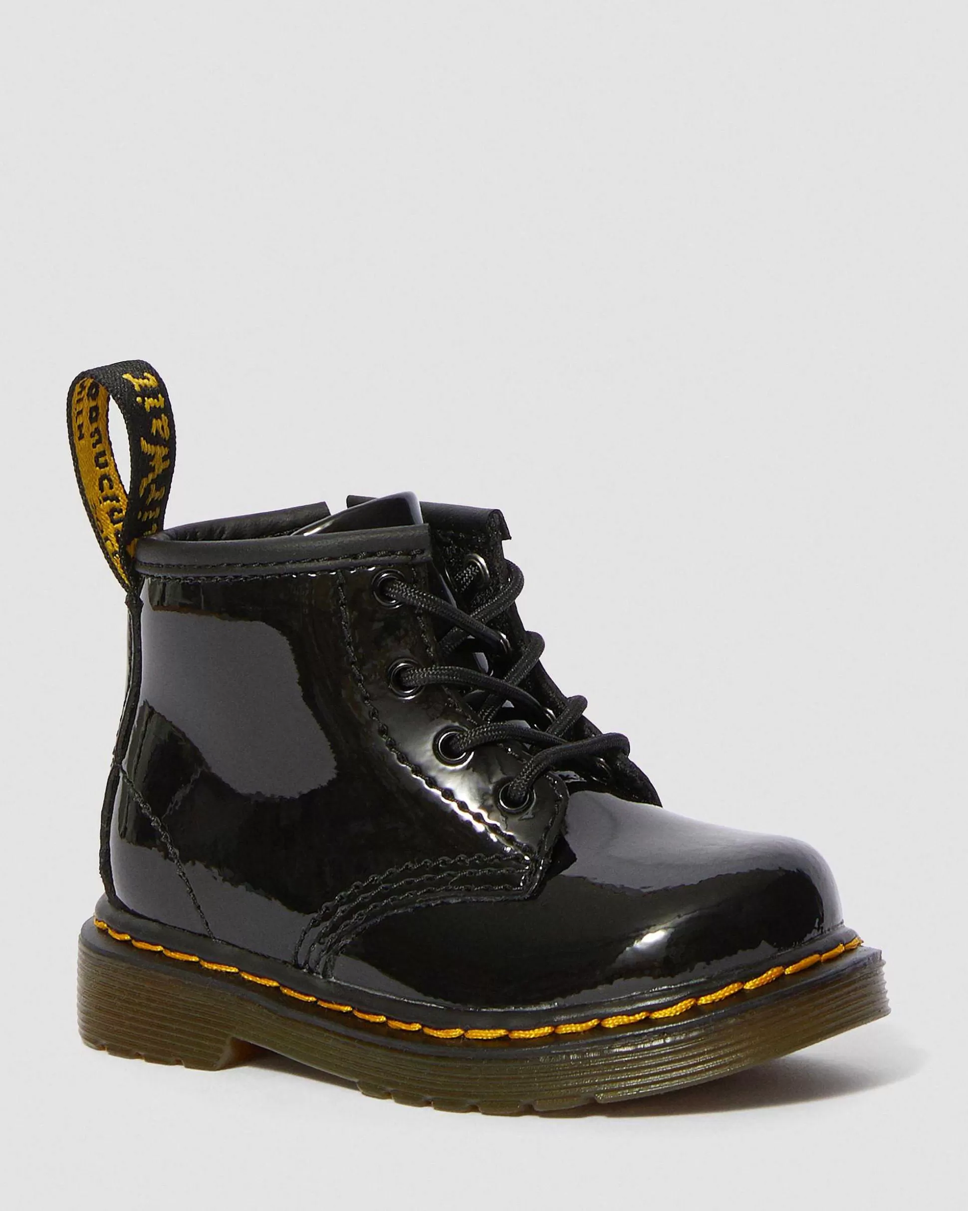 Unisex Dr. Martens Originals Stiefel>Baby 1460 Lackleder Schnurstiefel