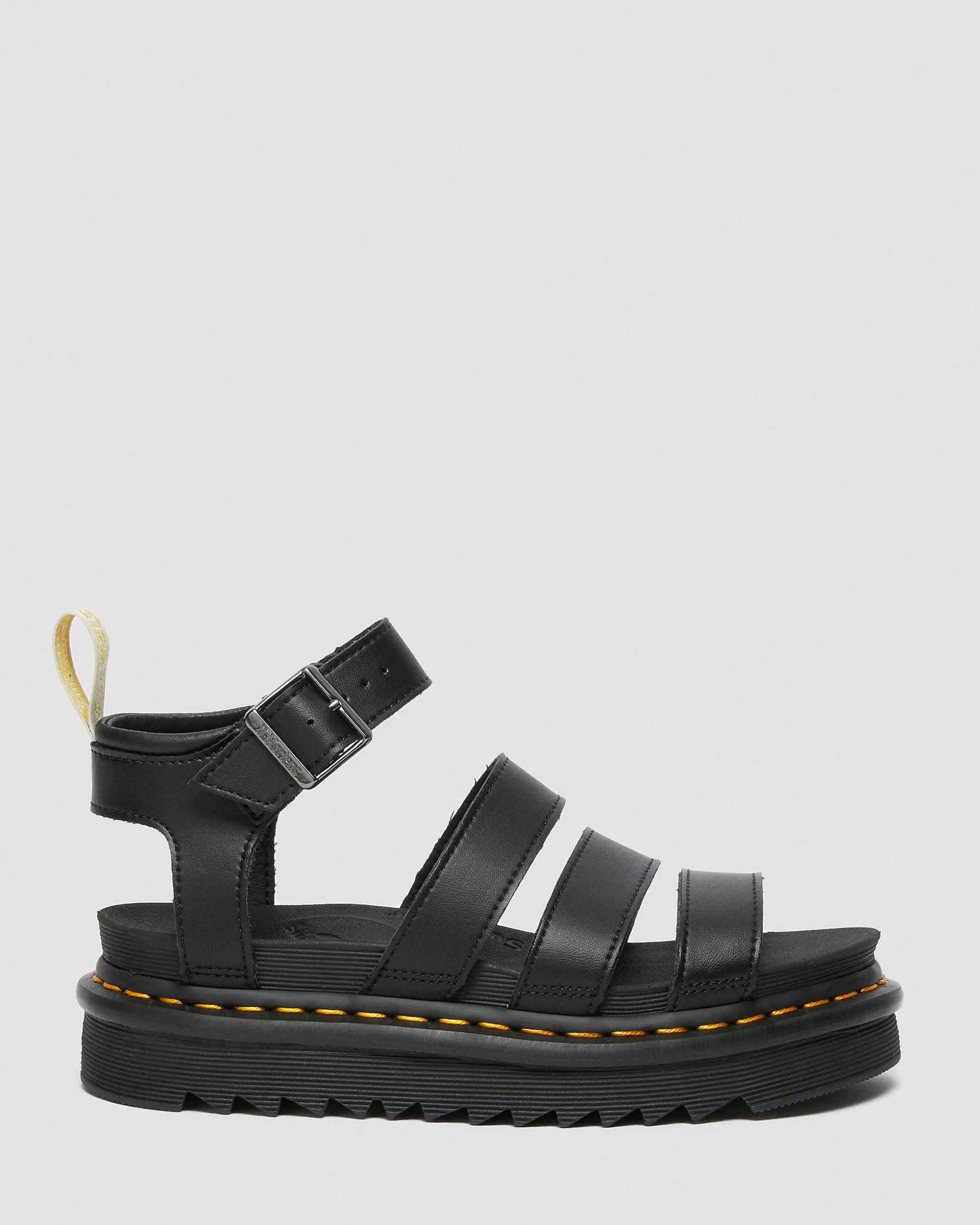 Damen Dr. Martens Plateausandalen>Blaire Felix Rub Off Vegan Riemensandalen