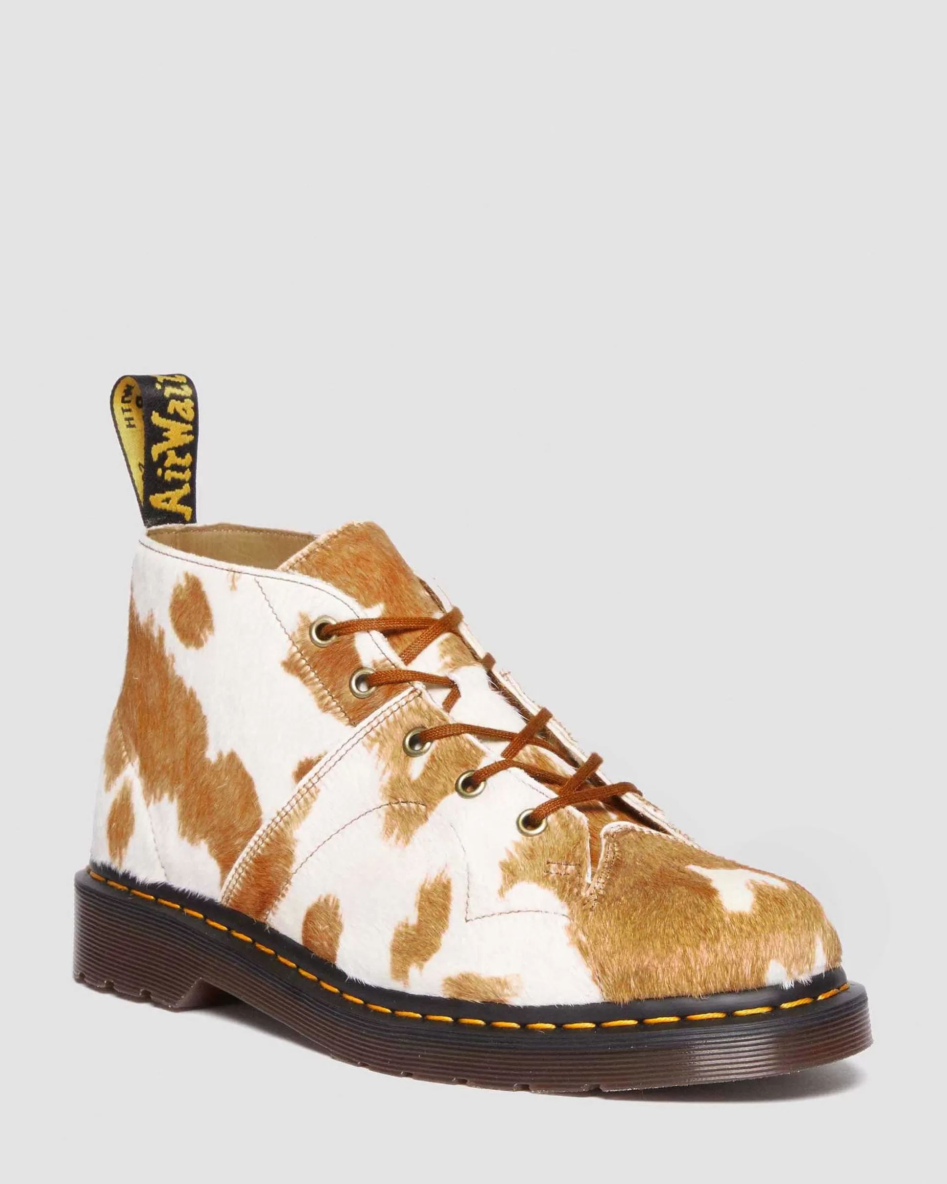 Unisex Dr. Martens Originals Stiefel>Church Hair-On Cow Print Stiefel