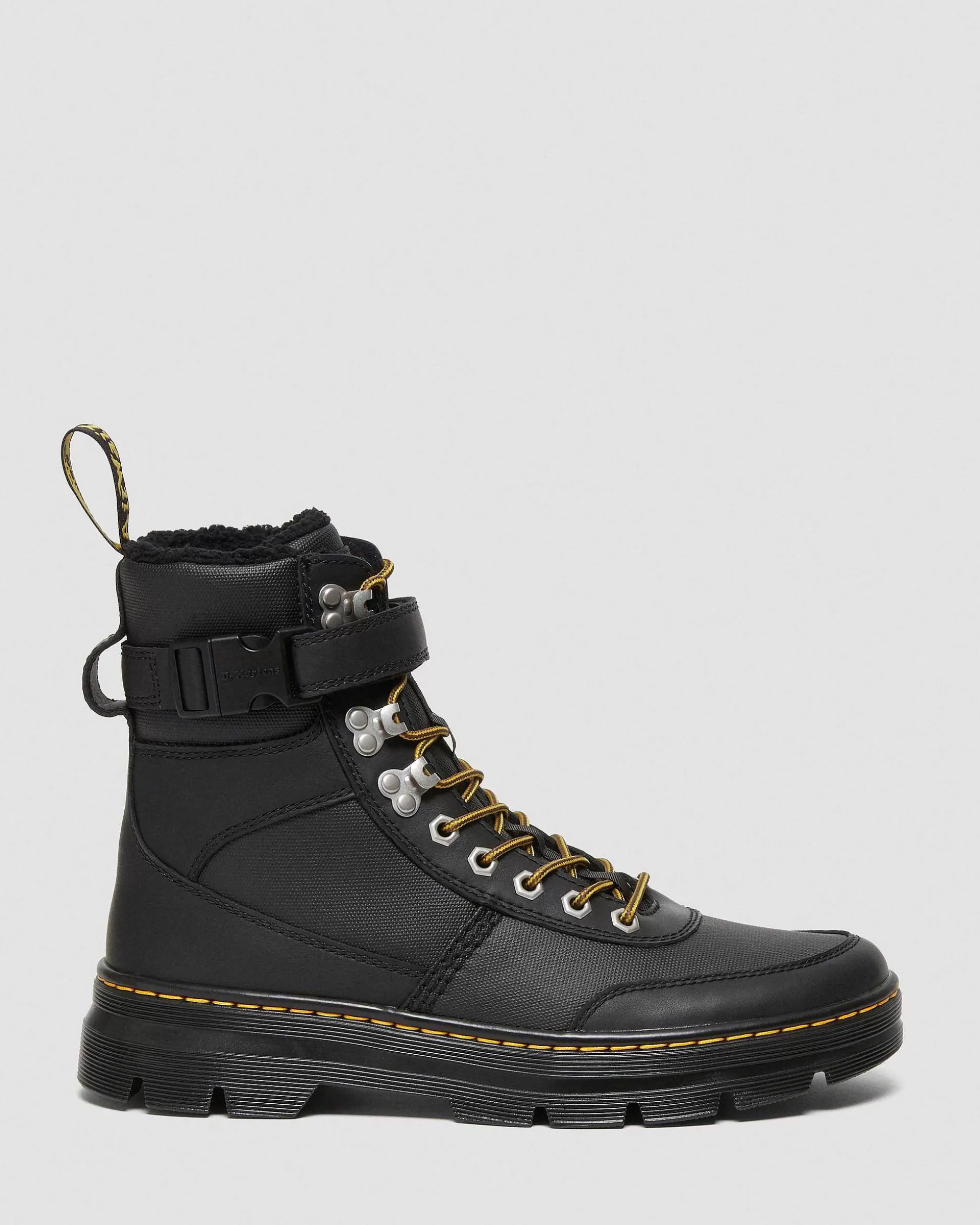 Herren Dr. Martens Utility Boots>Combs Tech Utility Stiefel Mit Kunstfellfutter