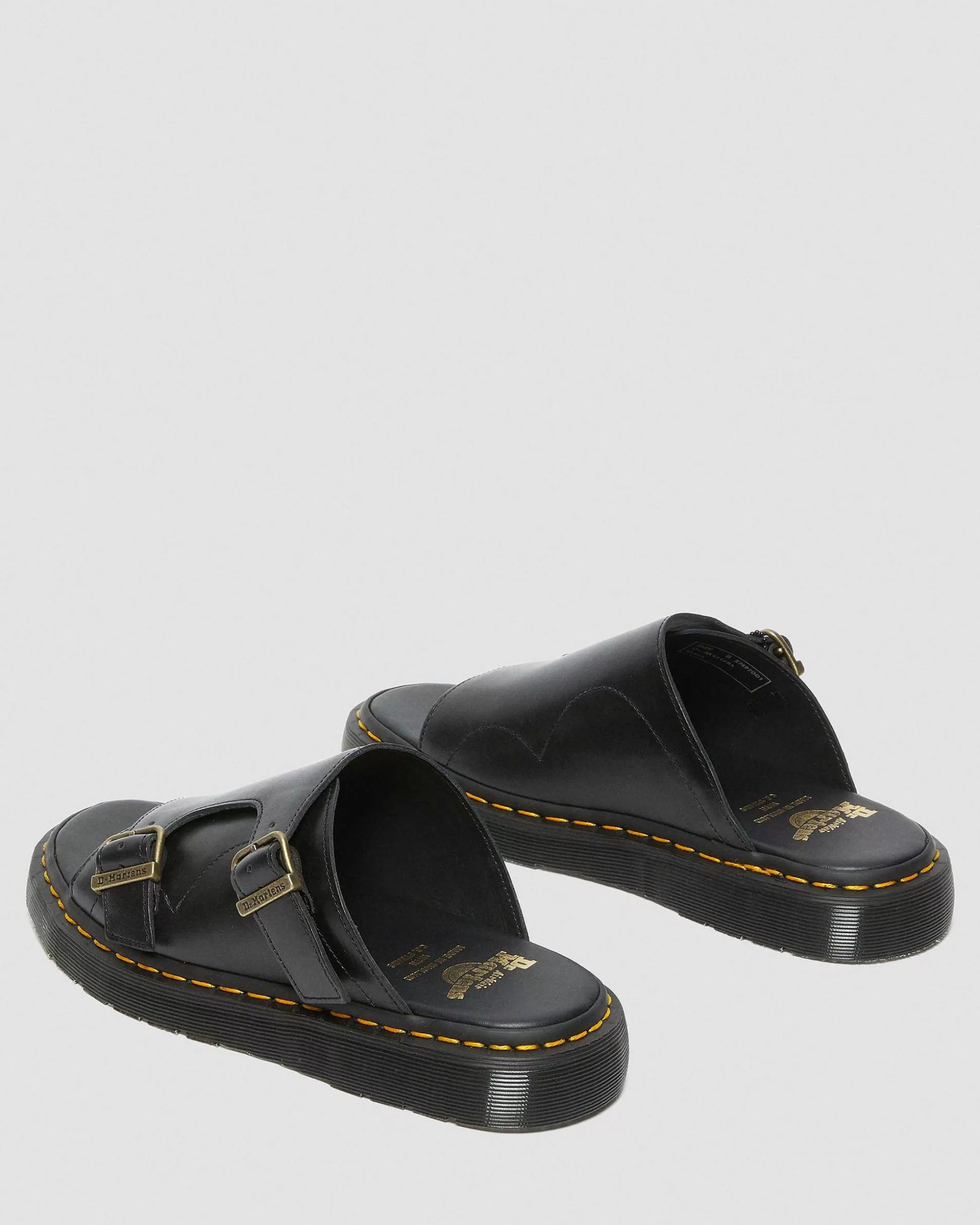 Herren Dr. Martens Pantoletten>Dayne Made In England Leder Slip-On Sandalen