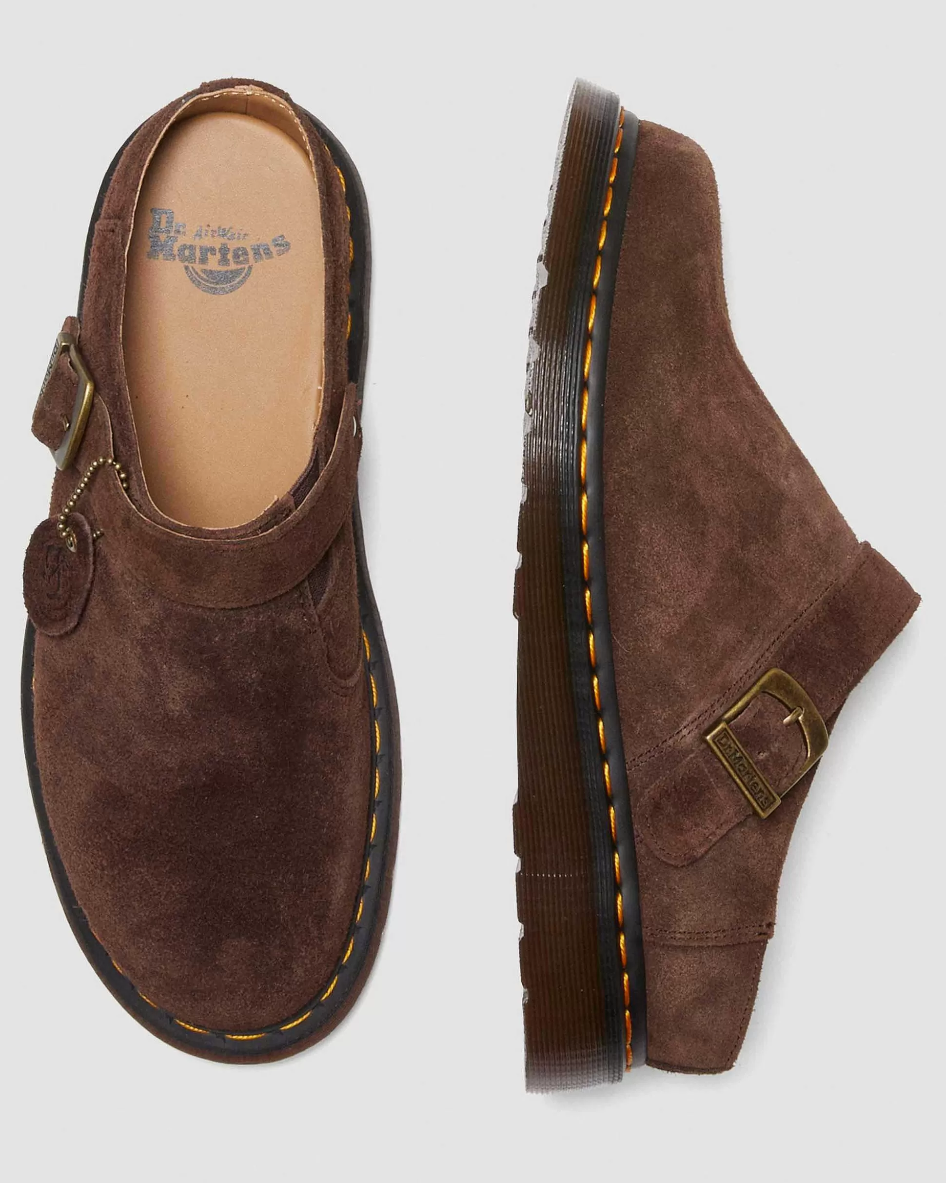 Unisex Dr. Martens Mules Und Clogs>Isham Desert Oasis Wildleder Mules