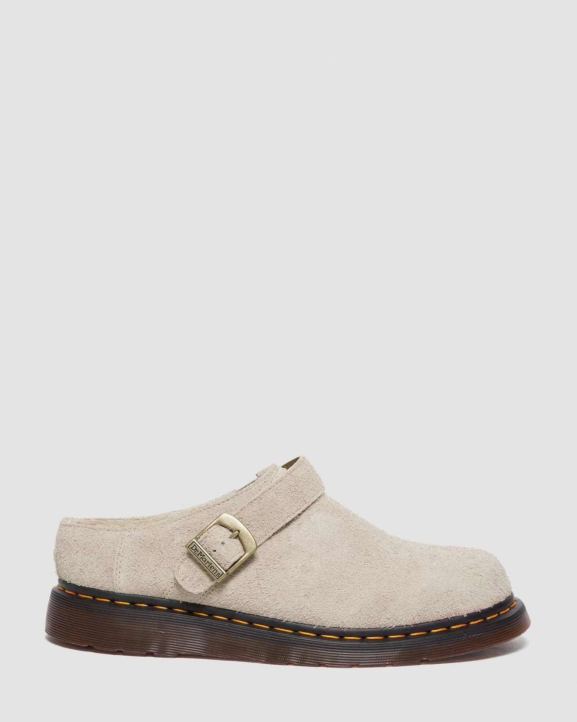 Unisex Dr. Martens Mules Und Clogs>Isham Faux Shearling Lined Wildleder Mules