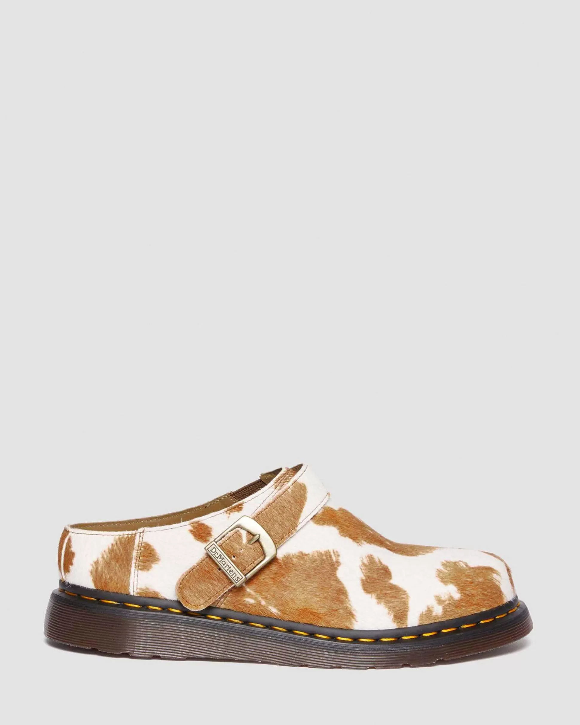 Unisex Dr. Martens Mules Und Clogs>Isham Hair-On Cow Print Mules