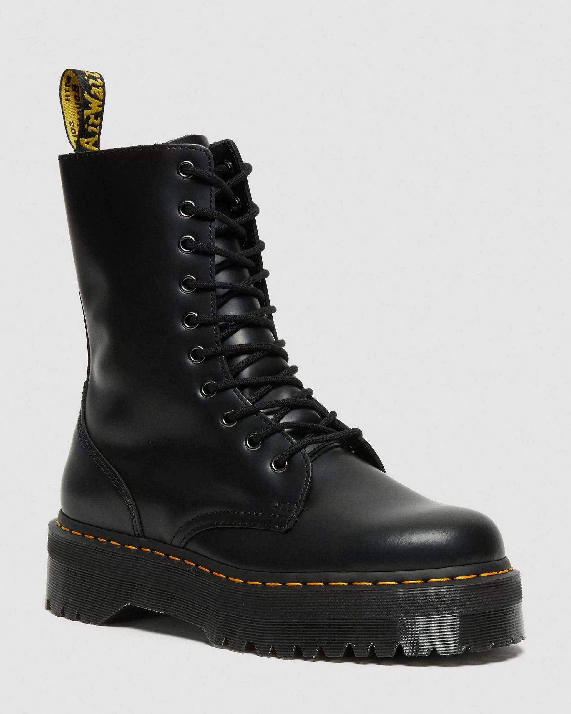 Herren Dr. Martens Plateaustiefel>Jadon Hi Glattleder Plateaustiefel