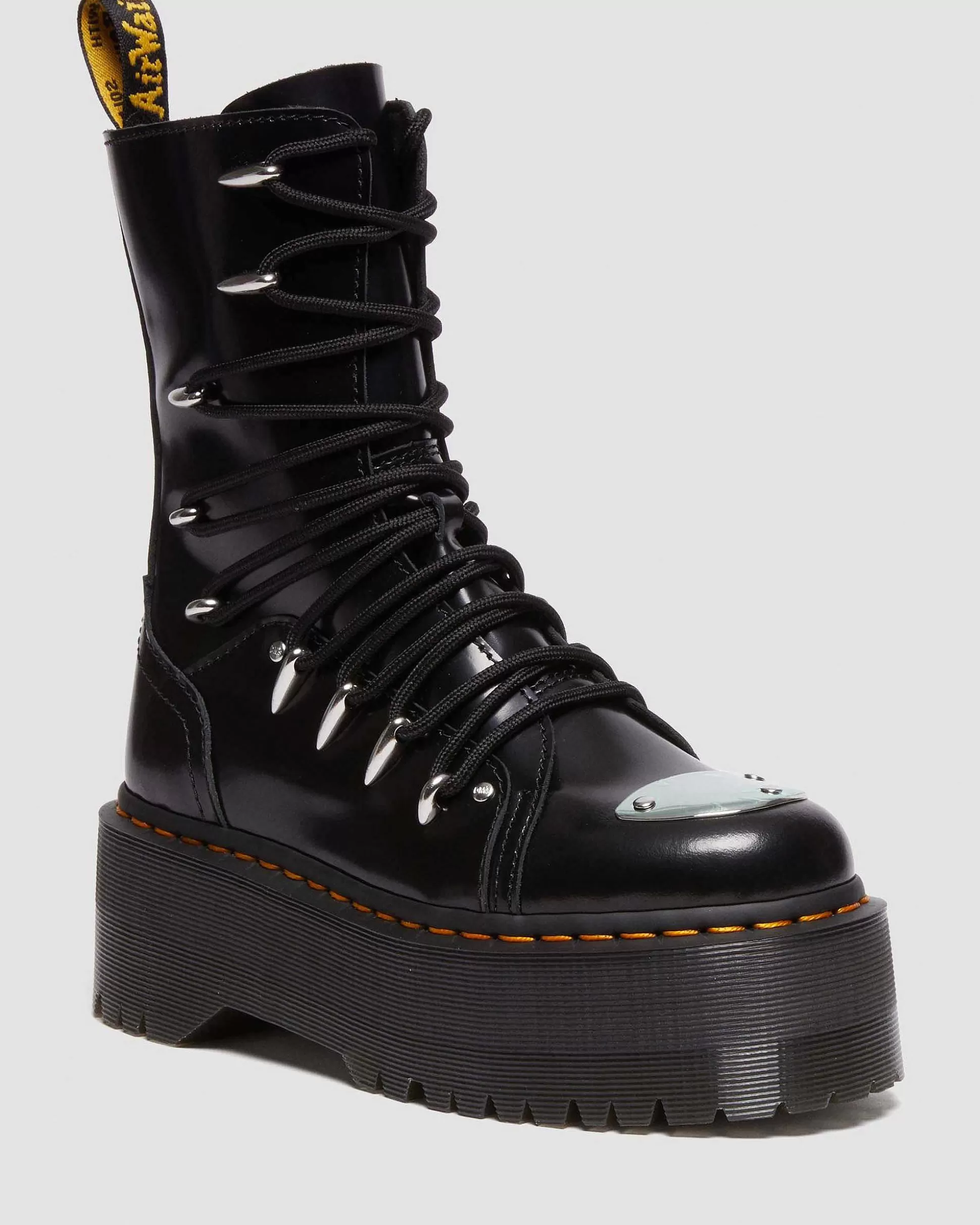 Damen Dr. Martens Hohe Stiefel>Jadon Hi Ltt Max Leder Plateau Stiefel