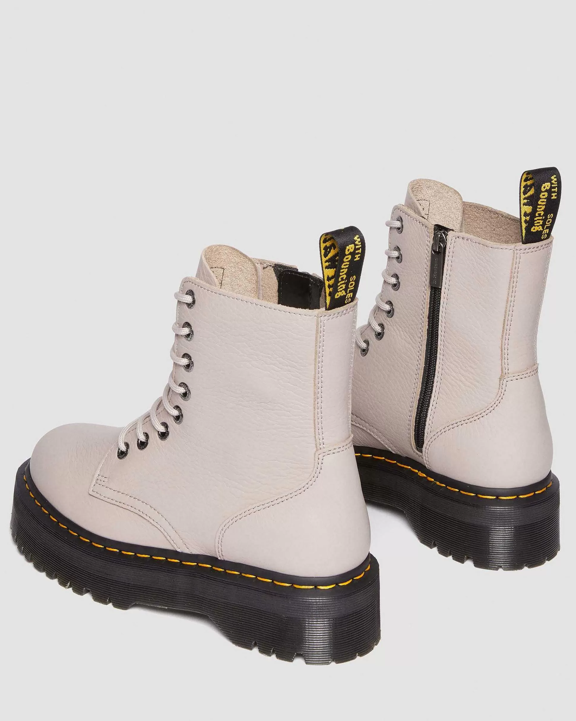 Damen Dr. Martens Schnurstiefel>Jadon Iii Pisa Leder Plateaustiefel