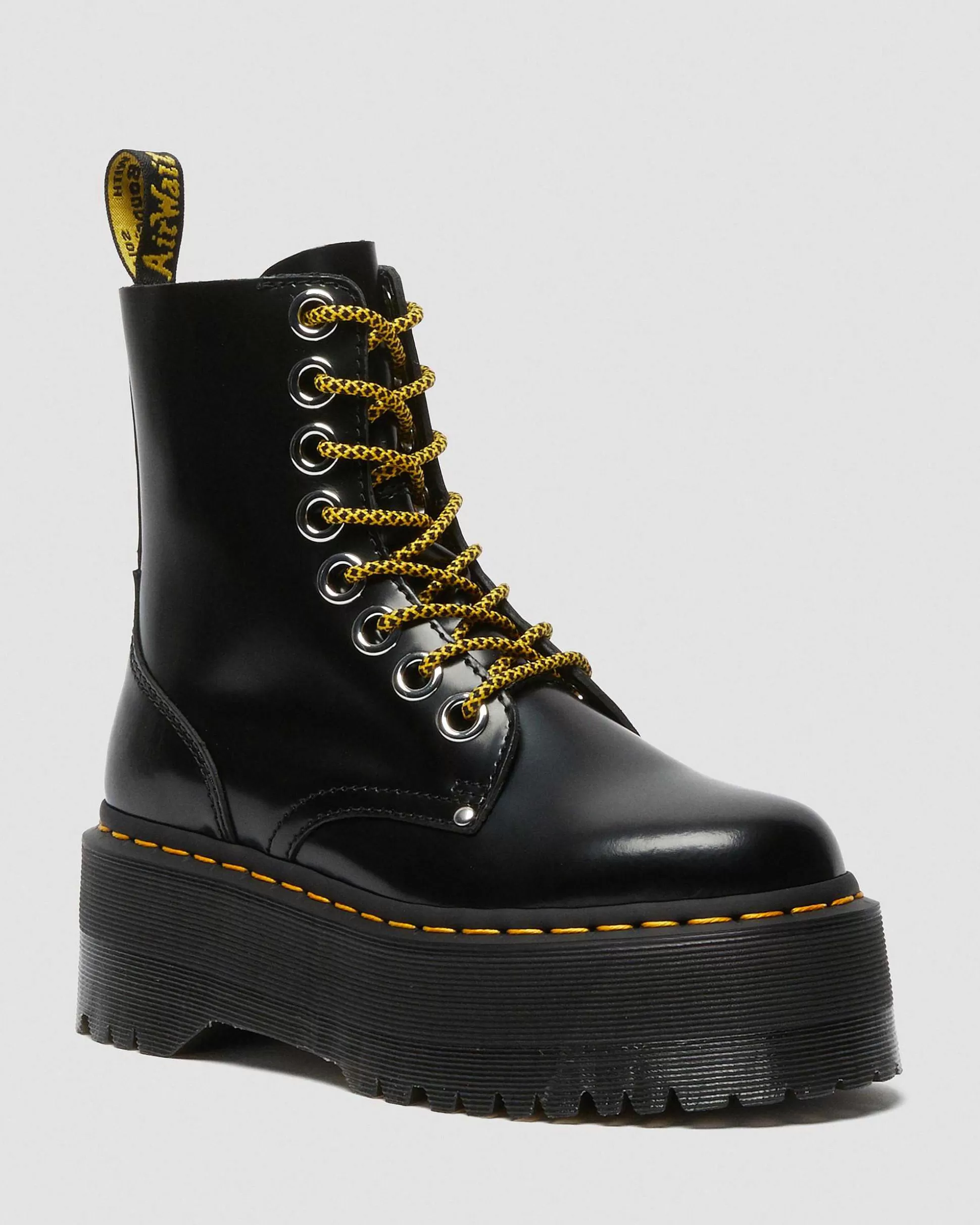 Damen Dr. Martens Schnurstiefel>Jadon Max Buttero Leder Plateaustiefel