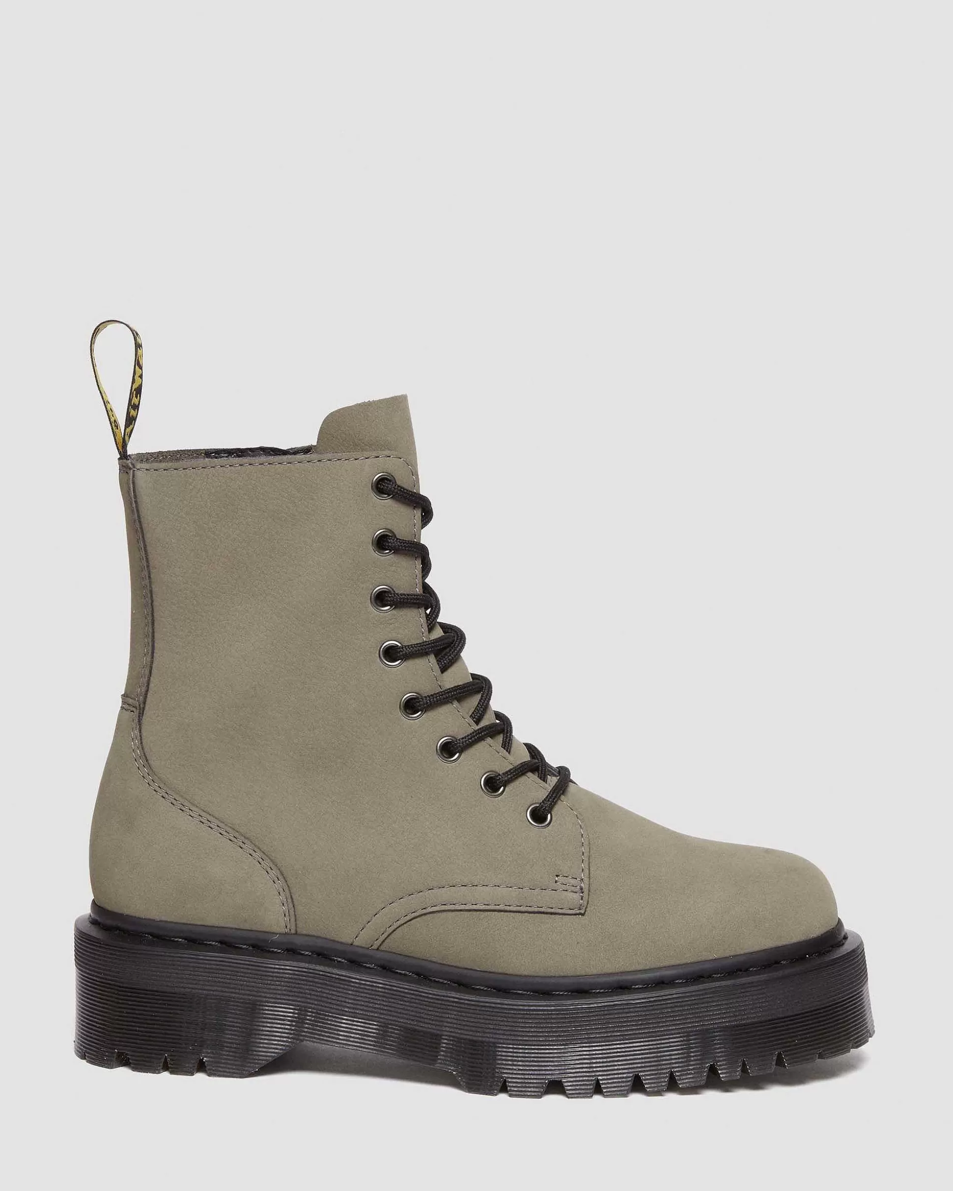 Herren Dr. Martens Winter Stiefel>Jadon Milled Nubuck Plateau Stiefel