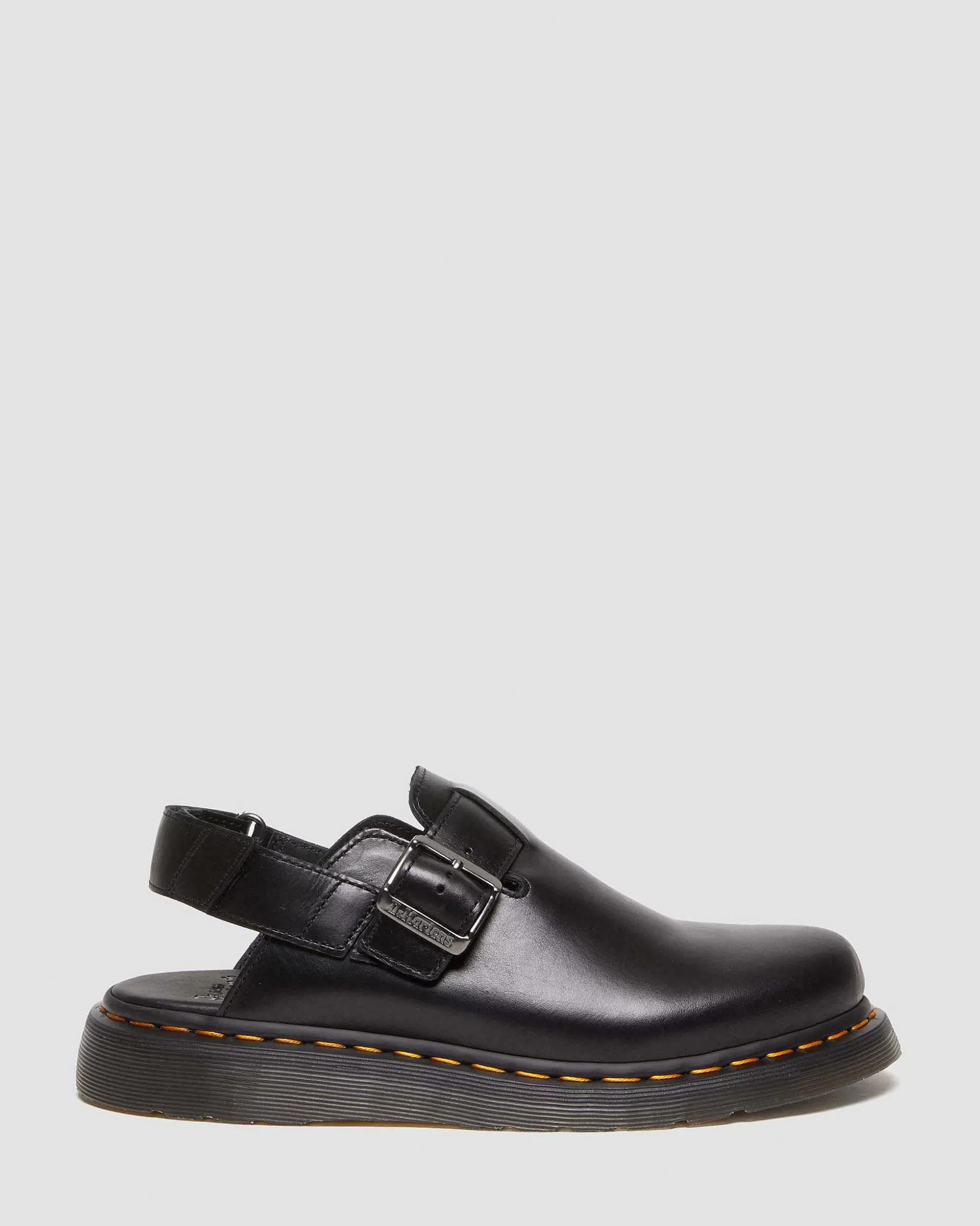 Herren Dr. Martens Schwarze Sandalen>Jorge Ii Brando Leder Slingback Mules