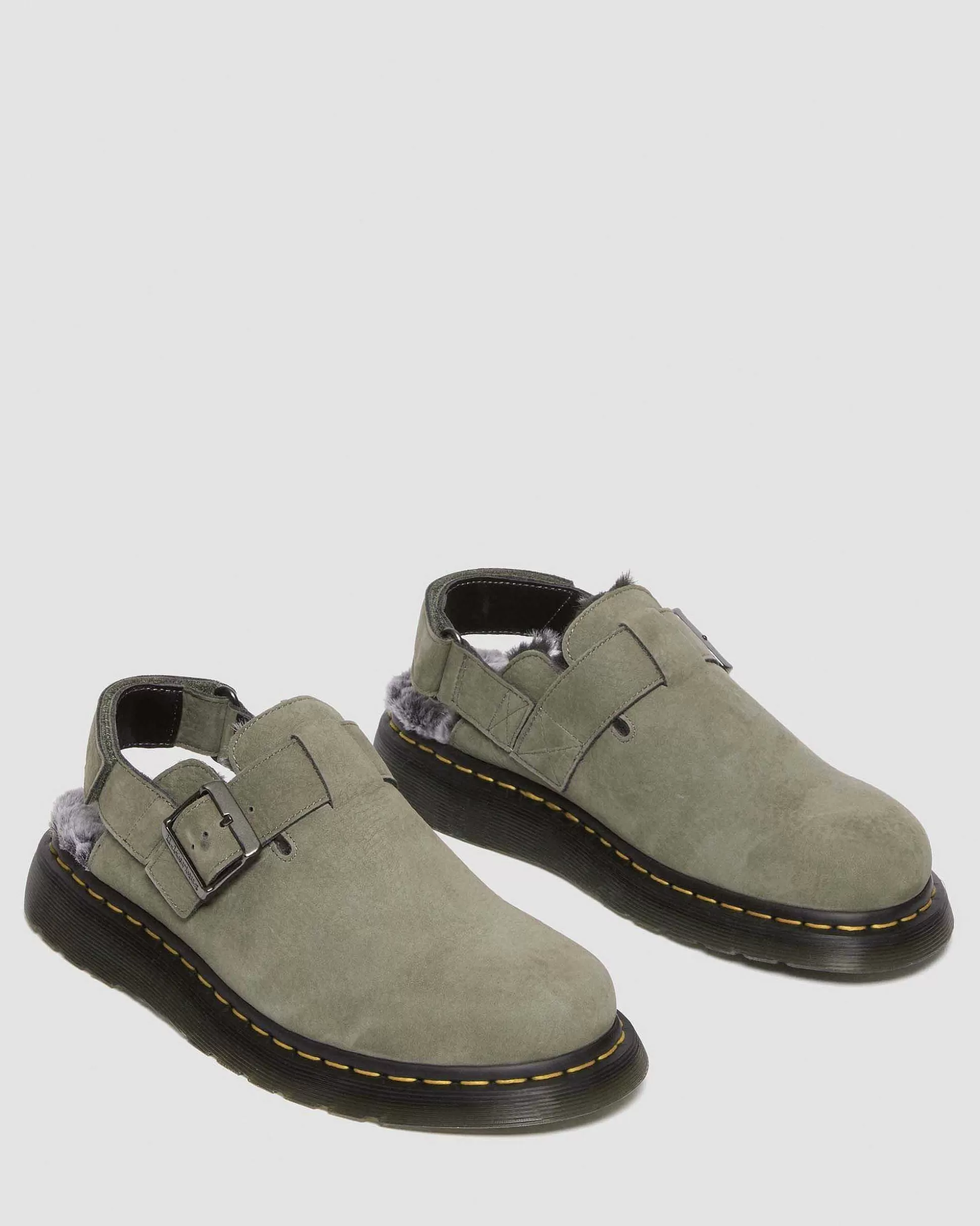 Unisex Dr. Martens Mules Und Clogs>Jorge Ii Faux Fur Gefutterte Mules