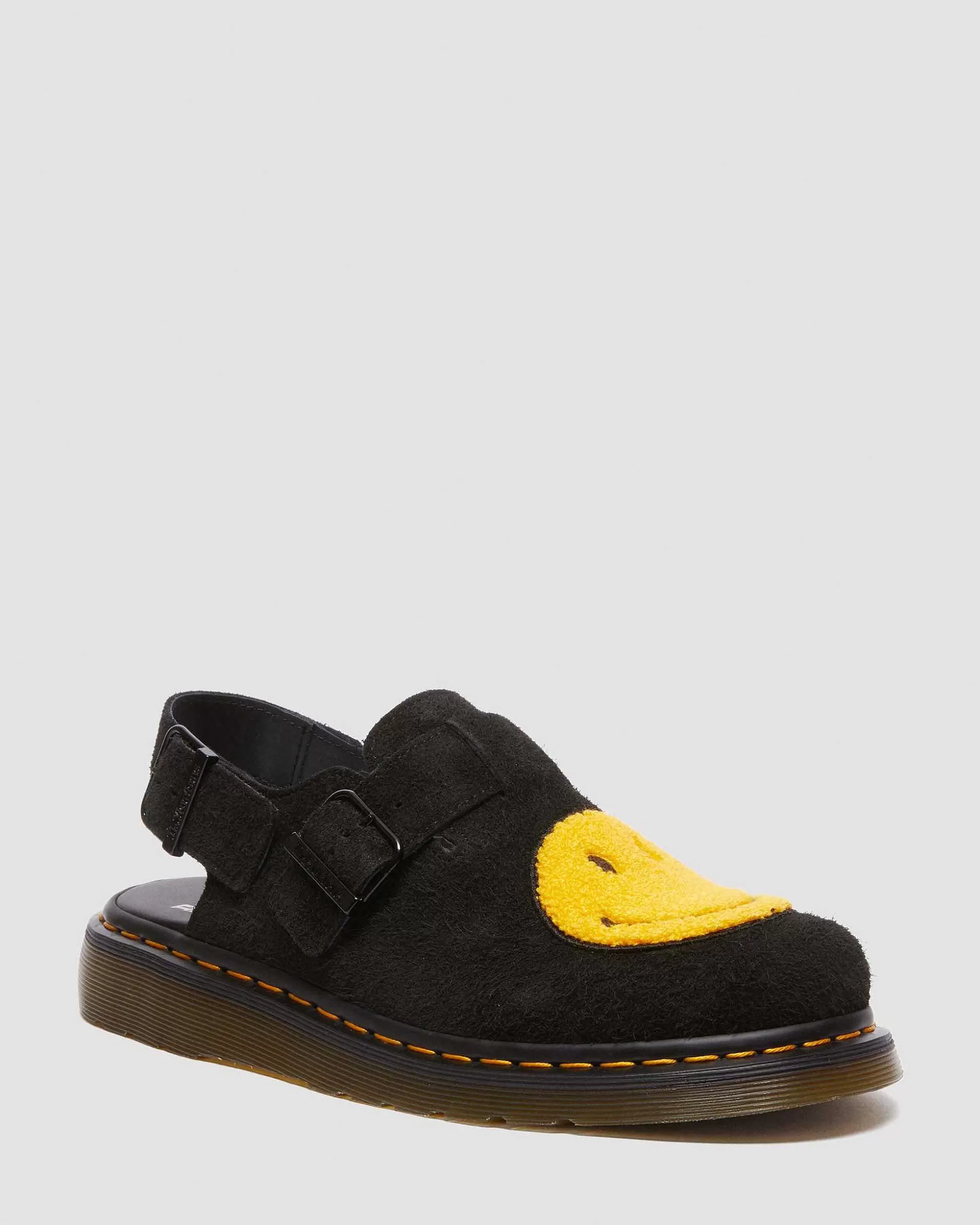 Herren Dr. Martens Schwarze Sandalen>Jorge Smiley® Wildleder Mules