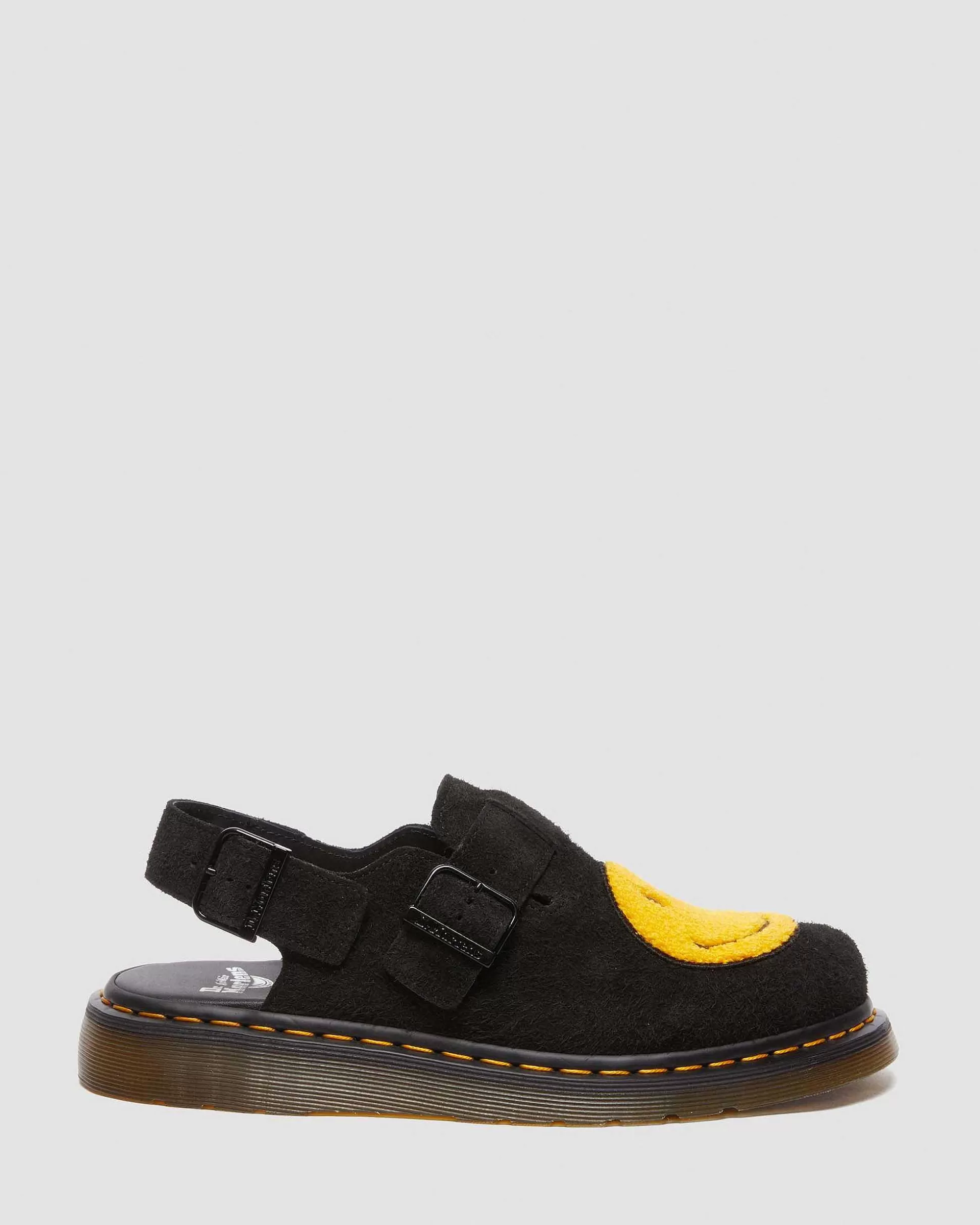 Herren Dr. Martens Schwarze Sandalen>Jorge Smiley® Wildleder Mules