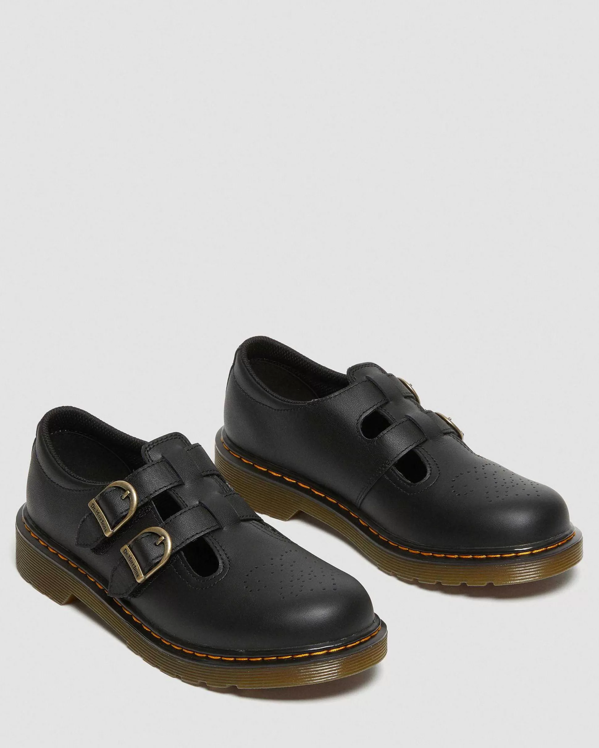 Unisex Dr. Martens Originals Schuhe>Jugend 8065 Softy T Leder Mary Jane Schuhe