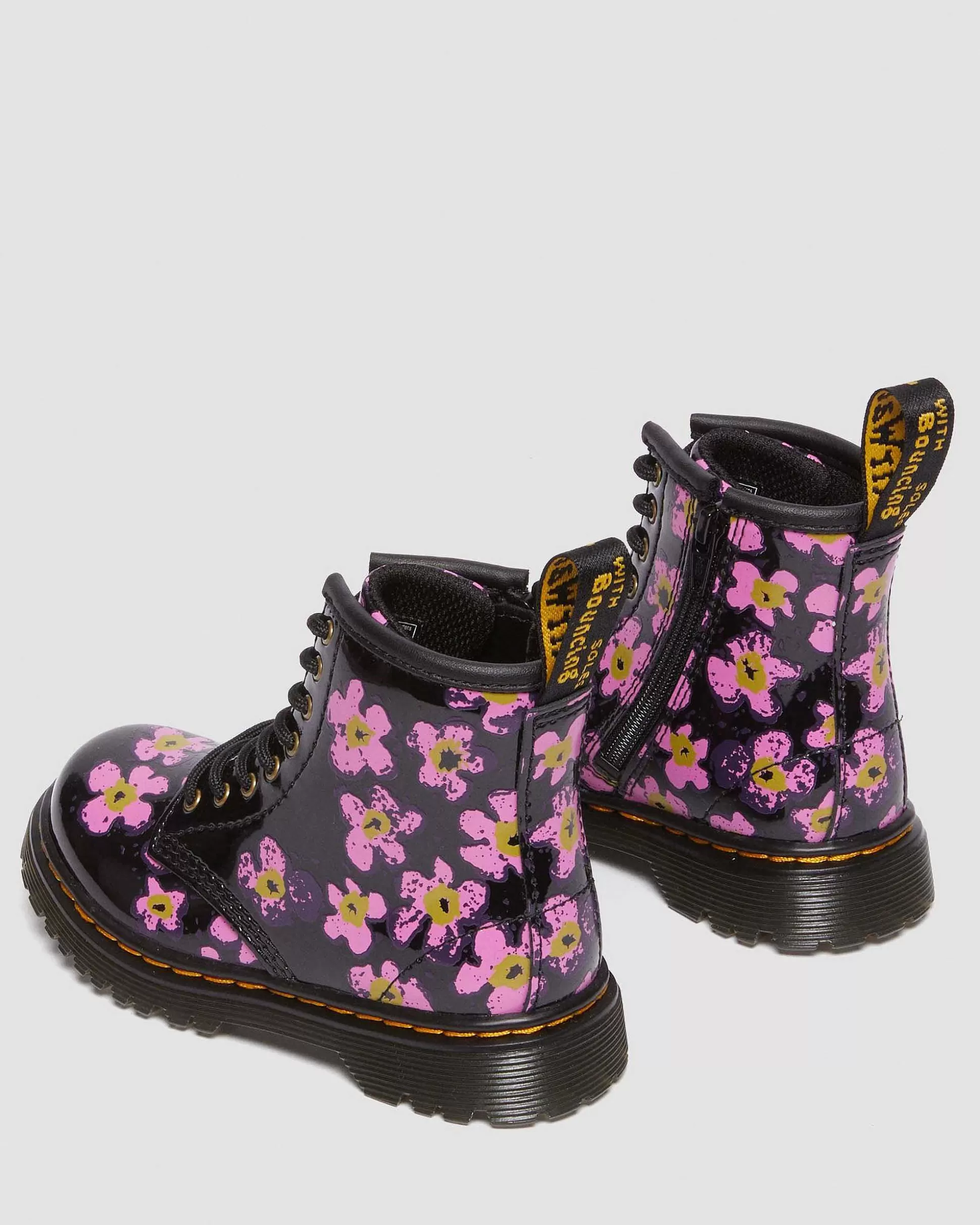 Unisex Dr. Martens Originals Stiefel>Kleinkind 1460 Floral Lack Stiefel