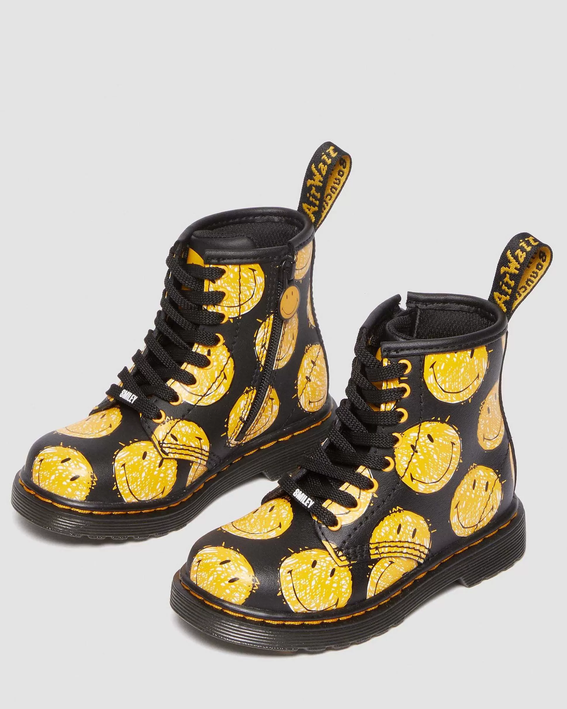 Unisex Dr. Martens Originals Stiefel>Kleinkind 1460 Smiley® Leder Stiefel