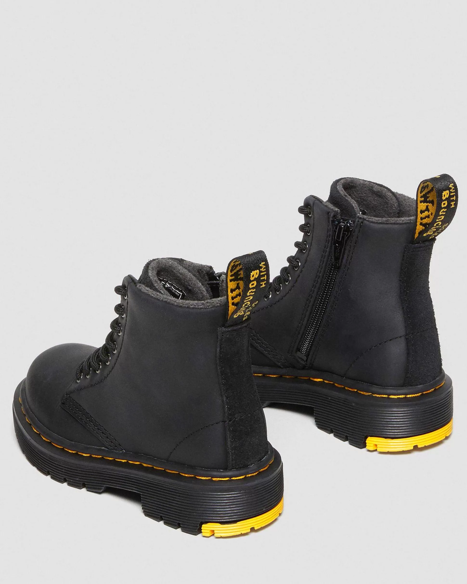 Unisex Dr. Martens Originals Stiefel>Kleinkind 1460 Wintergrip Wildleder Schnurstiefel