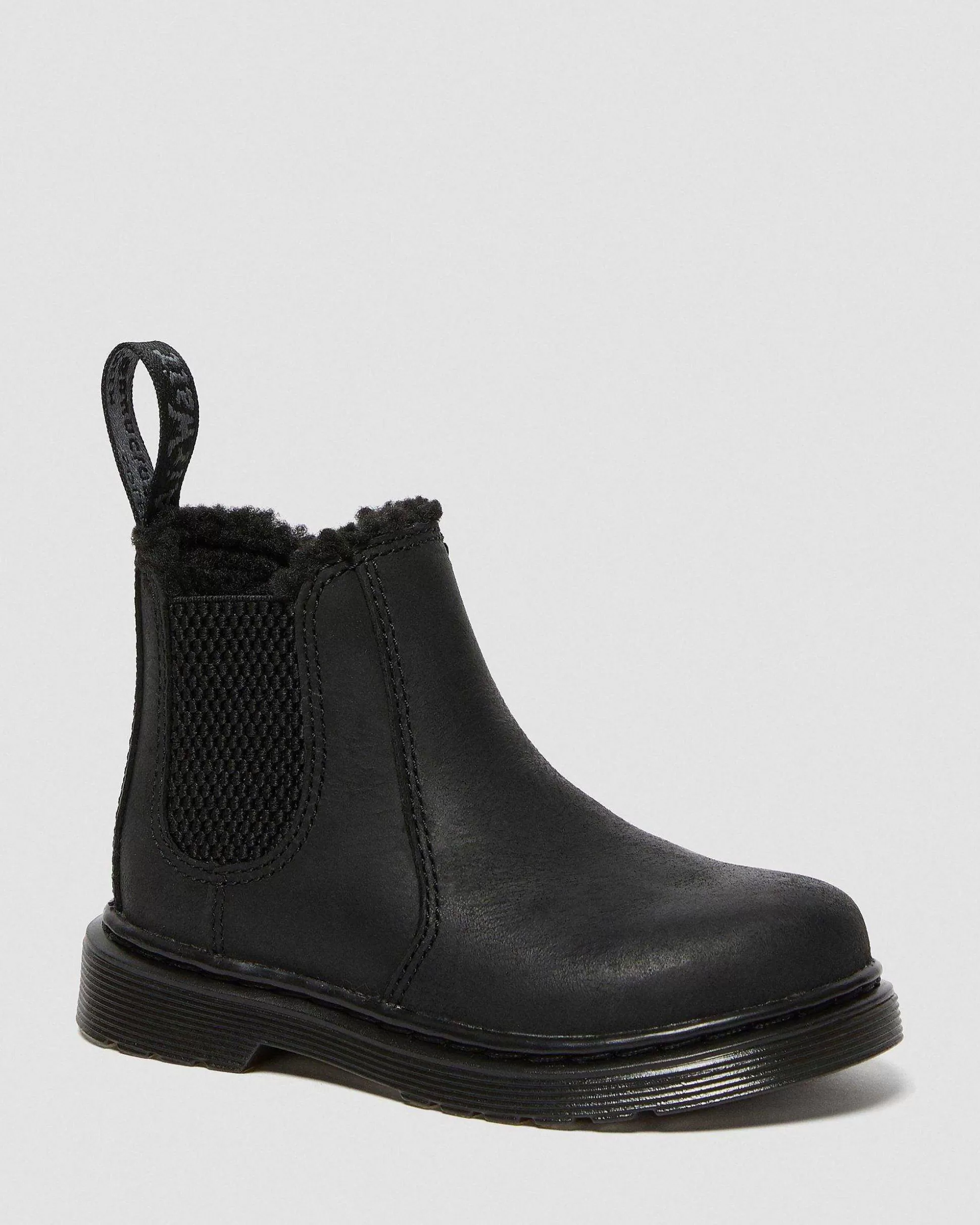 Unisex Dr. Martens Originals Stiefel>Kleinkind 2976 Leonore Chelsea Boots Mit Kunstfellfutter