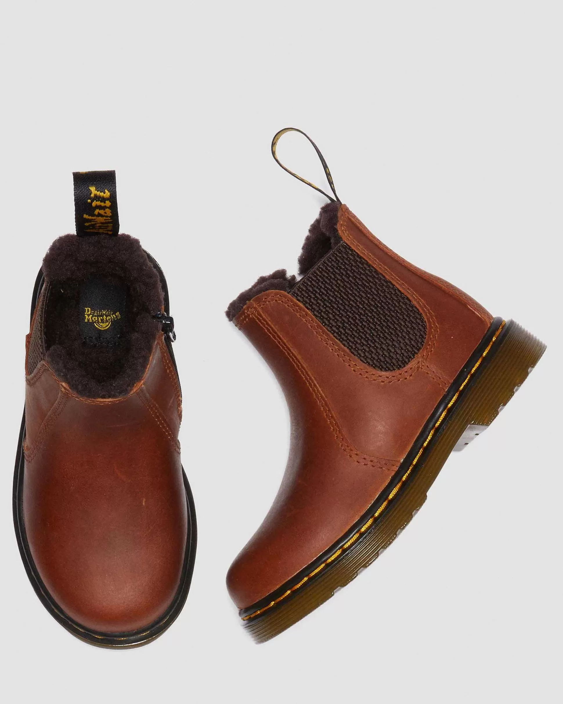 Unisex Dr. Martens Originals Stiefel>Kleinkind 2976 Leonore Leder Stiefel