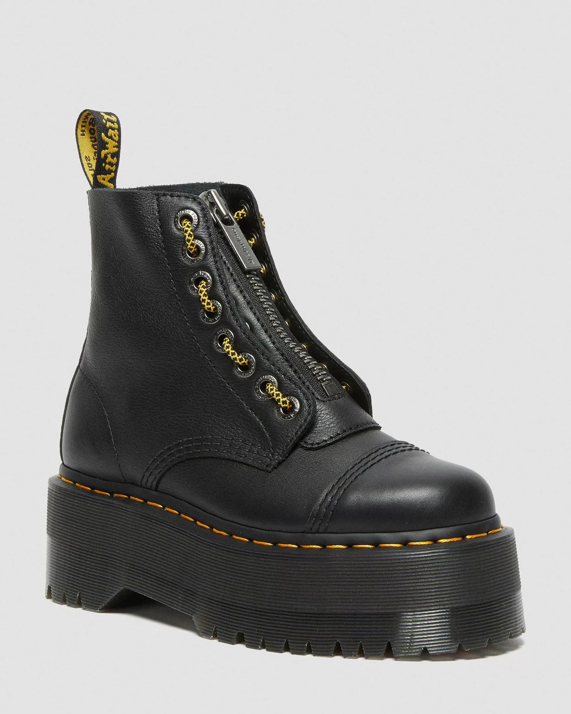 Damen Dr. Martens Plateaustiefel>Sinclair Max Pisaleder Plateaustiefel