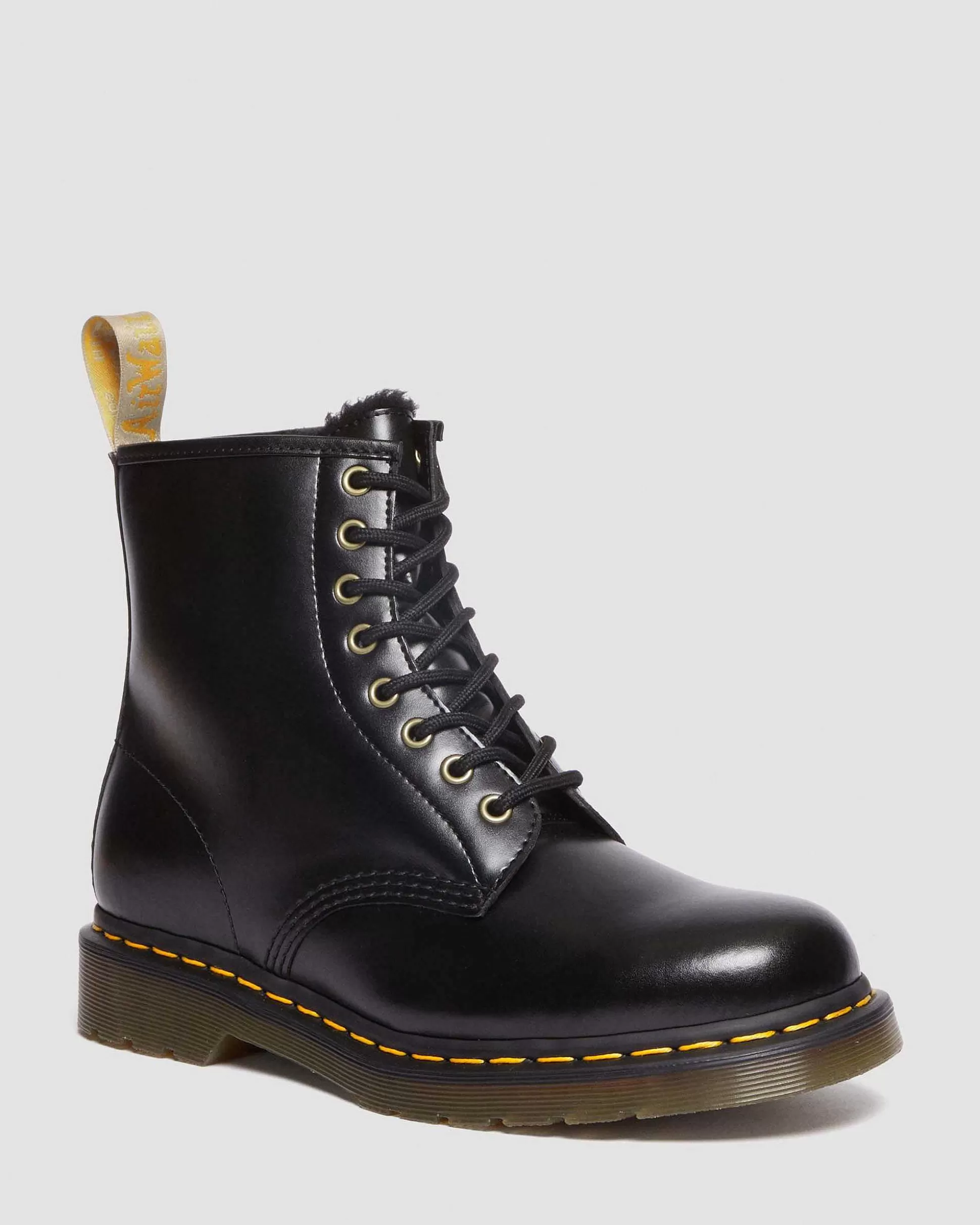 Herren Dr. Martens Vegane Stiefel>Vegan 1460 Borg Gefutterte Schnurstiefel