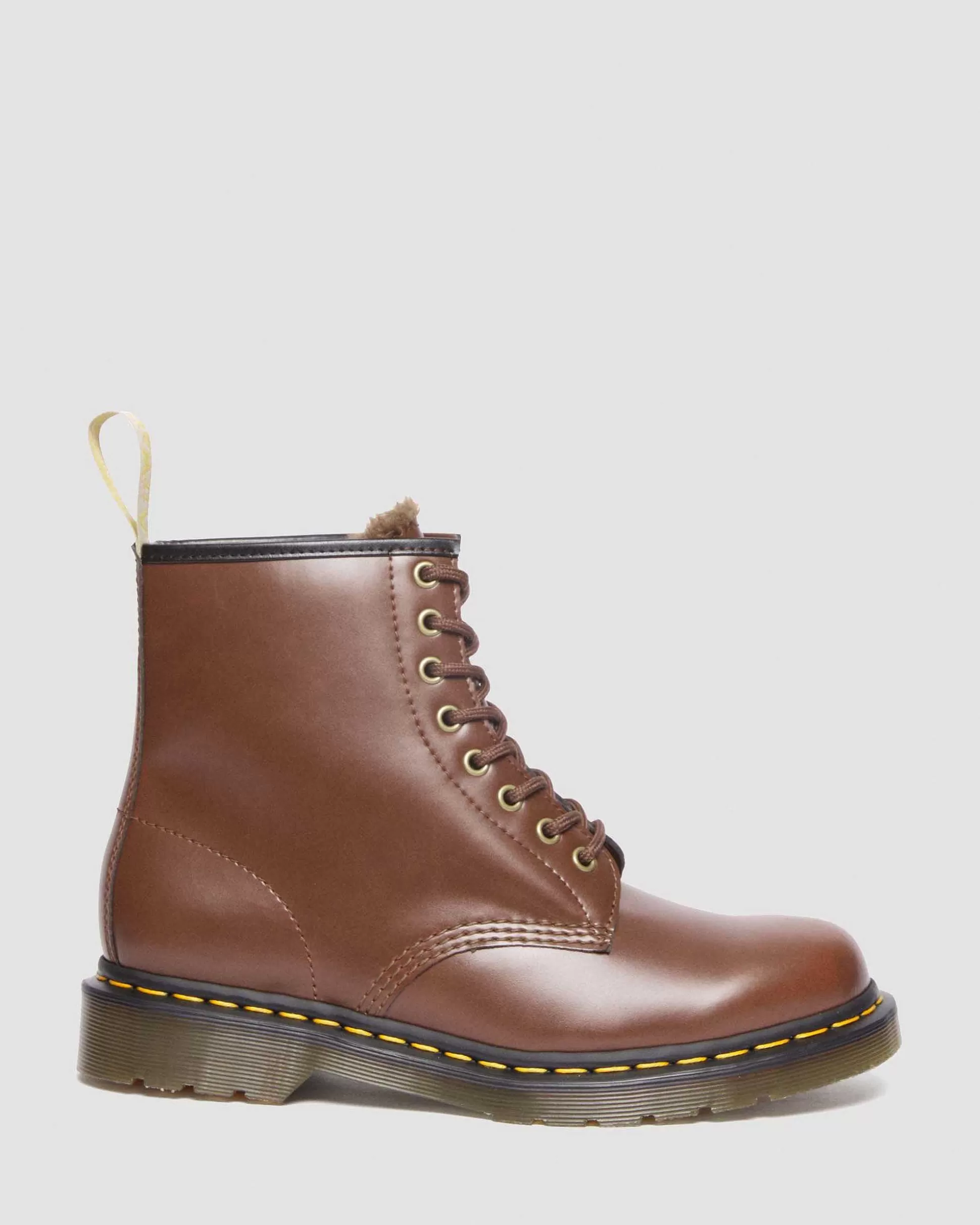 Herren Dr. Martens Vegane Stiefel>Vegan 1460 Borg Gefutterte Schnurstiefel